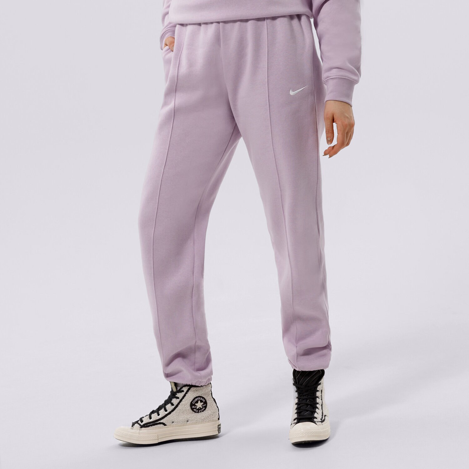 dámské kalhoty NIKE KALHOTY  W NSW ESSNTL CLCTN FLC PANT DQ5098-530 FIALOVÁ