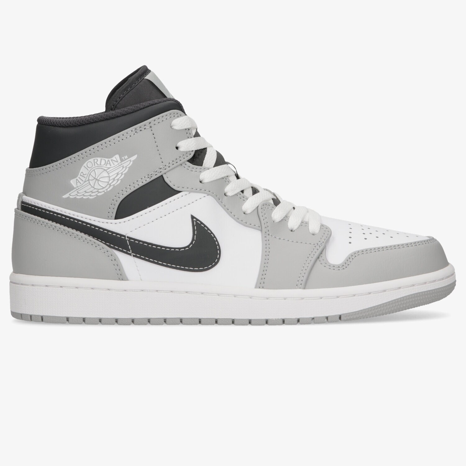 pánské tenisky AIR JORDAN 1 MID  554724-078 BÍLÁ