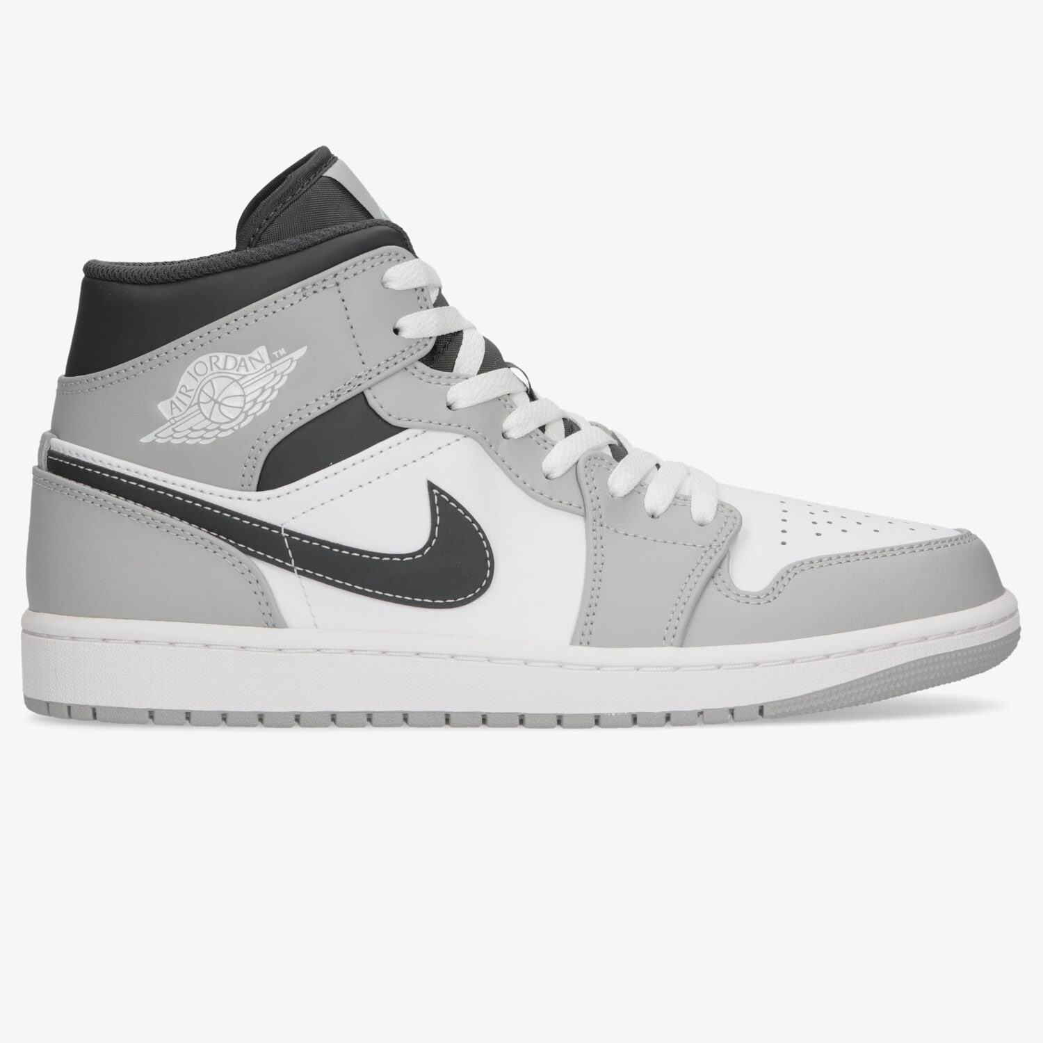 pánské tenisky AIR JORDAN 1 MID  554724-078 BÍLÁ
