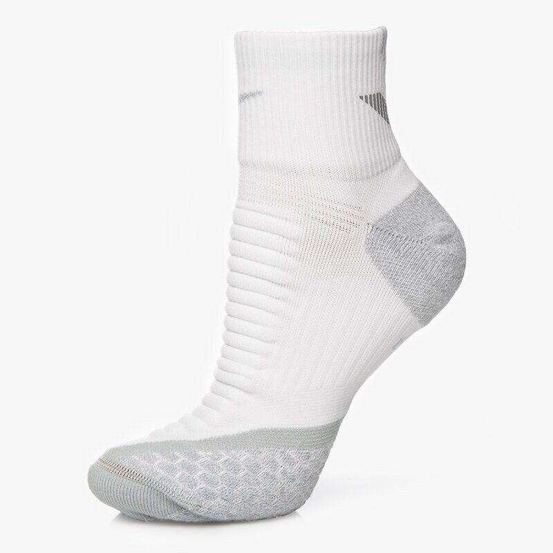 dámské ponožky NIKE PONOŽKY ELITE RUNNING CUSHION QTR SX4850146 BÍLÁ