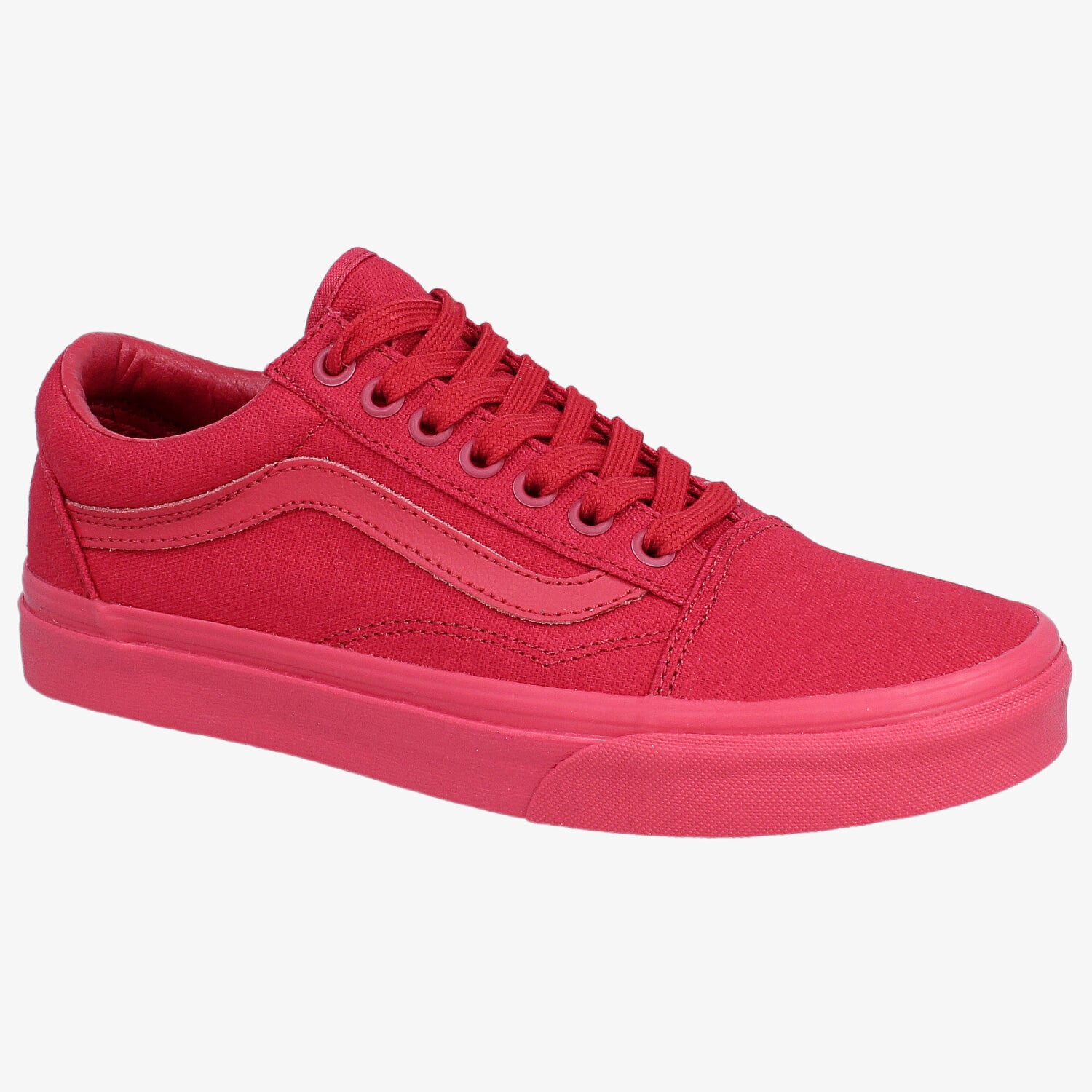 pánské skate boty (skateboardové) VANS OLD SKOOL  V4OJAEF ČERVENÁ