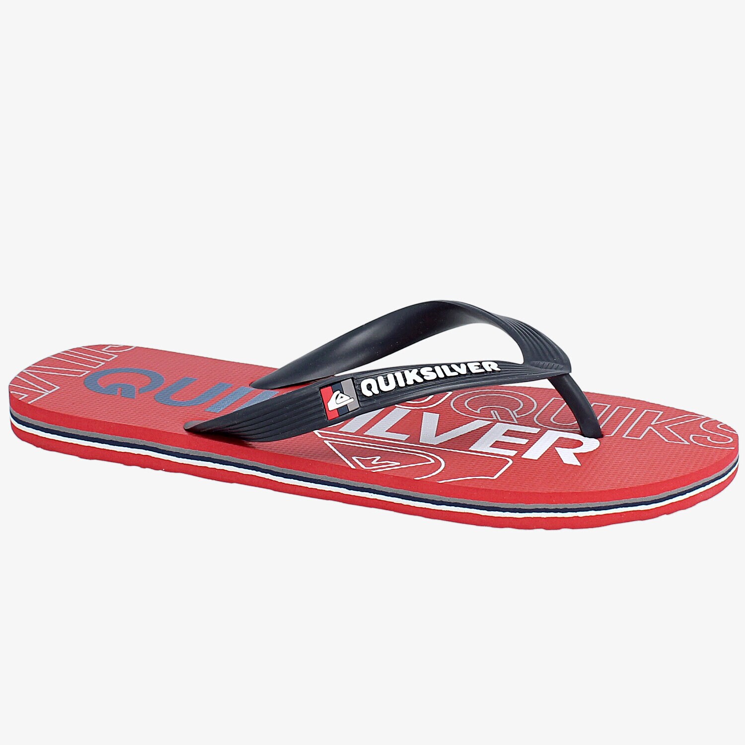 pánské pantofle QUIKSILVER MOLOKAI NITRO  AQYL100233XKRR ČERVENÁ