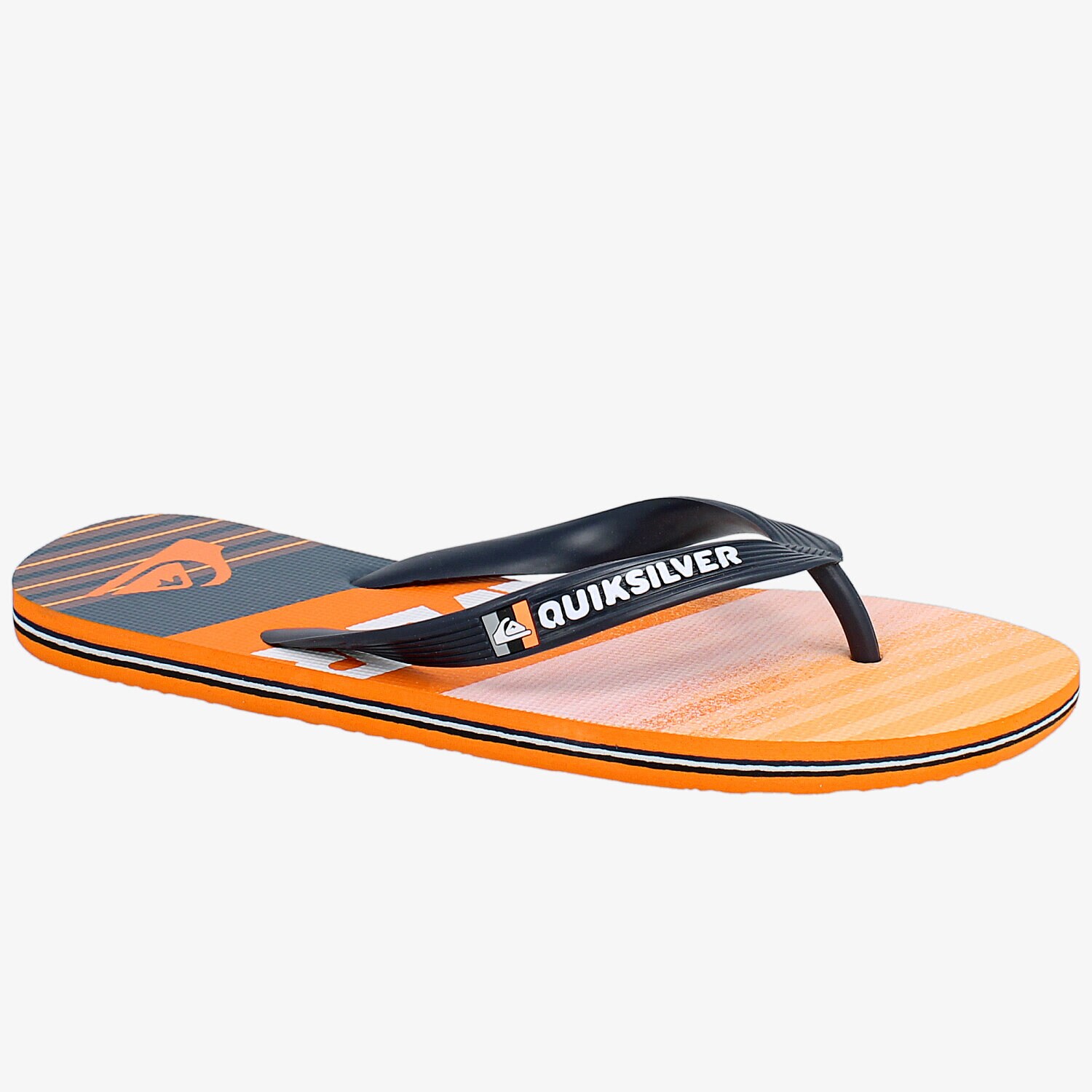 pánské pantofle QUIKSILVER MOLOKAI INCLINED AQYL100216XKNN ORANŽOVÁ