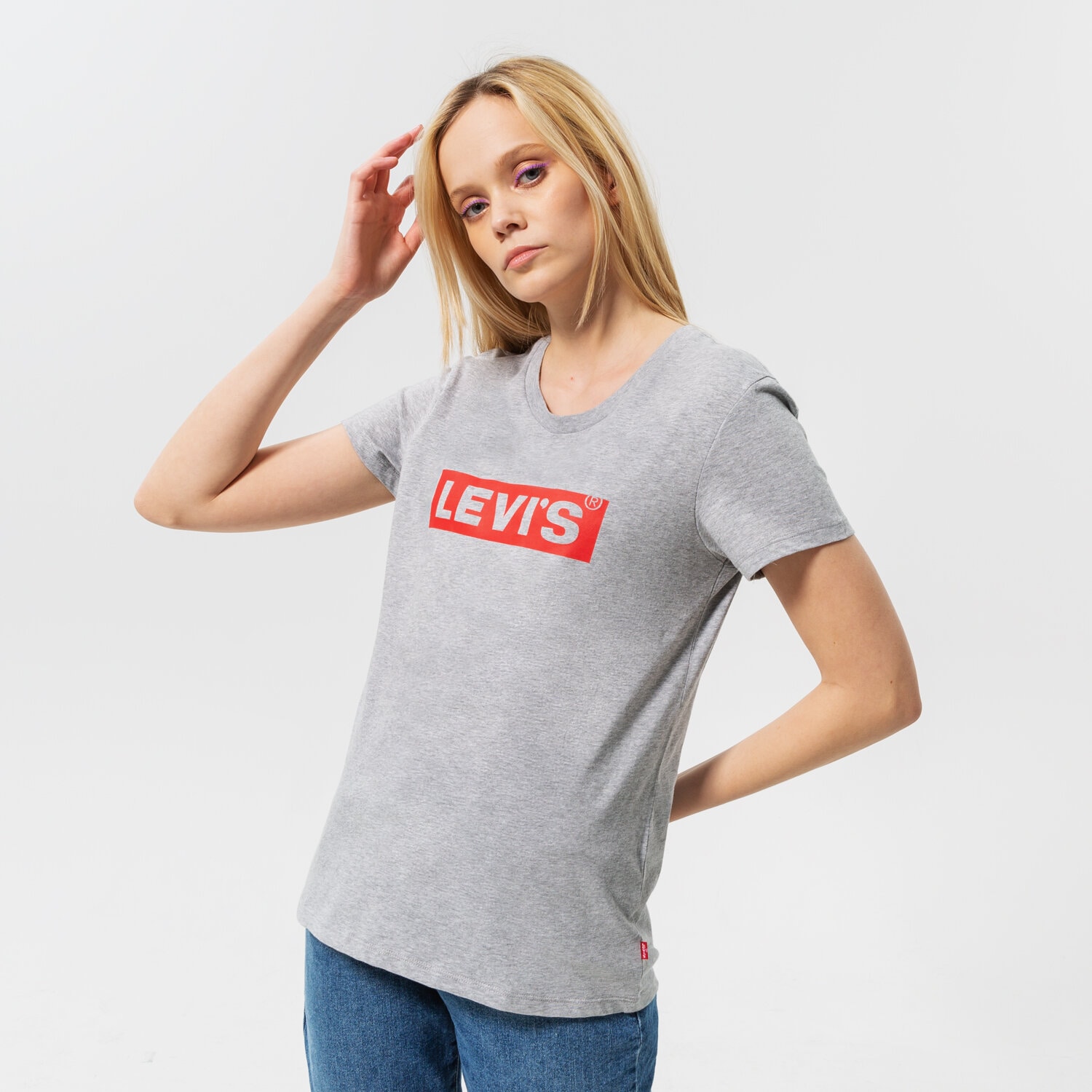 dámské tričko LEVI'S TRIČKO THE PERFECT TEE 17369-1692 ŠEDÁ