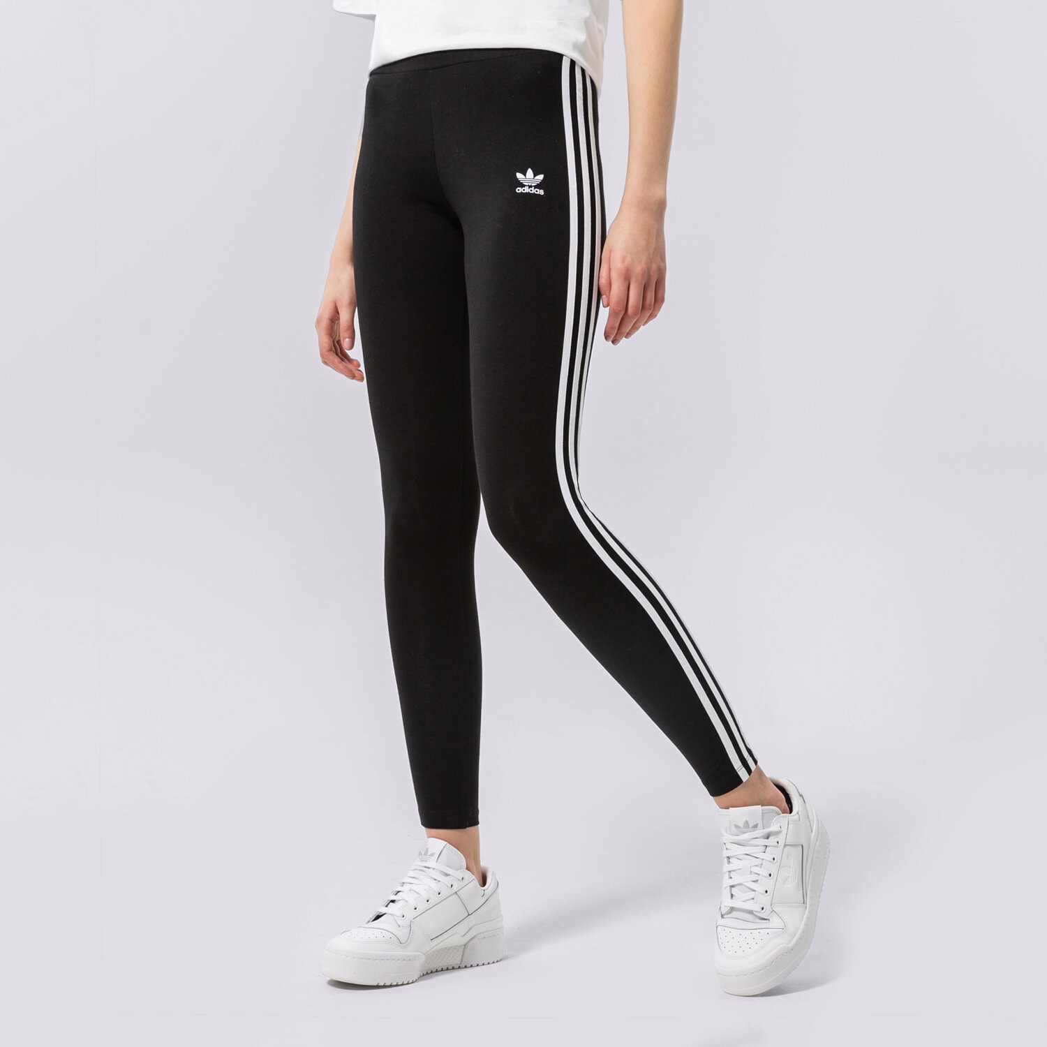 dámské kalhoty ADIDAS LEGGINGS 3 STRIPES TIGHT HD2350 ČERNÁ