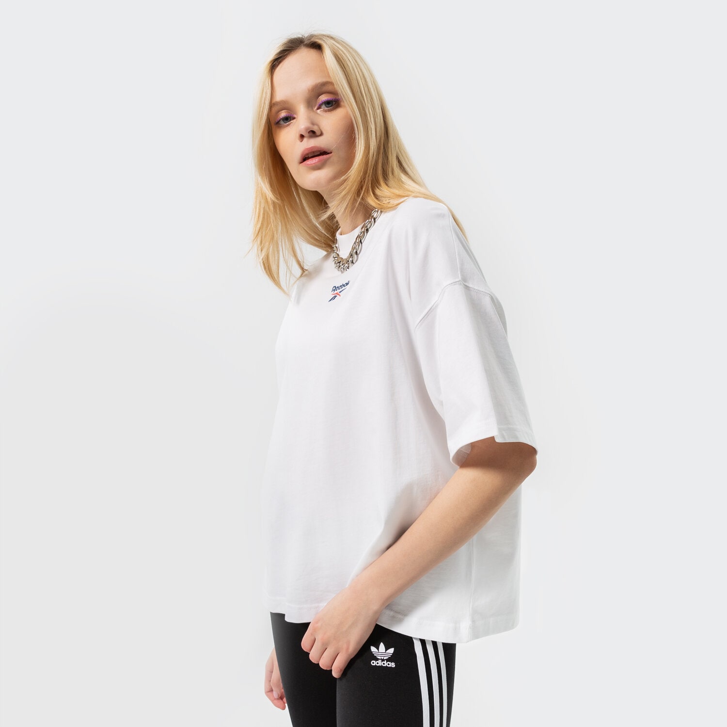 dámské tričko REEBOK TRIČKO CL PF SM TEE H49264 BÍLÁ