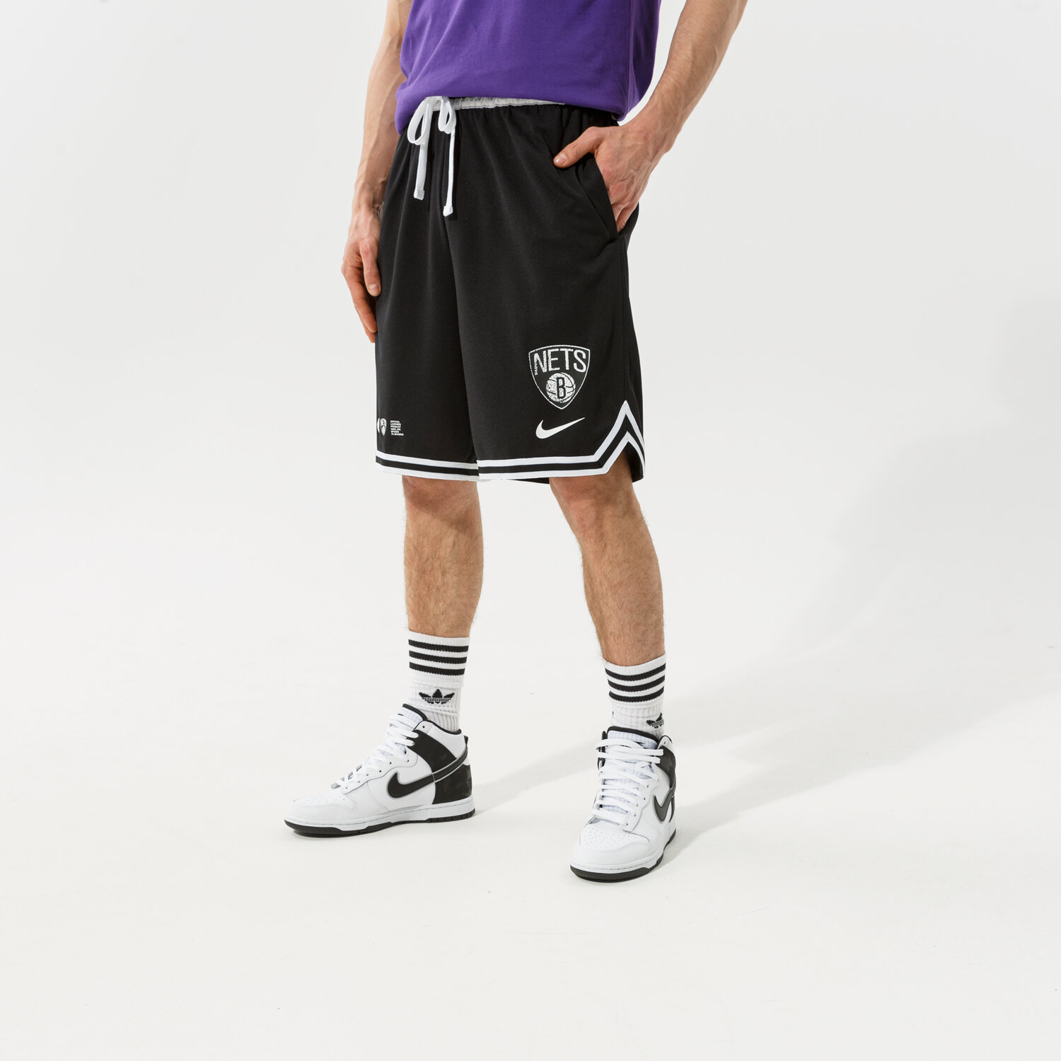 pánské kraťasy NIKE ŠORTKY  BKN M NK DF DNA SHORT TEAM NBA DH9165-010 ČERNÁ