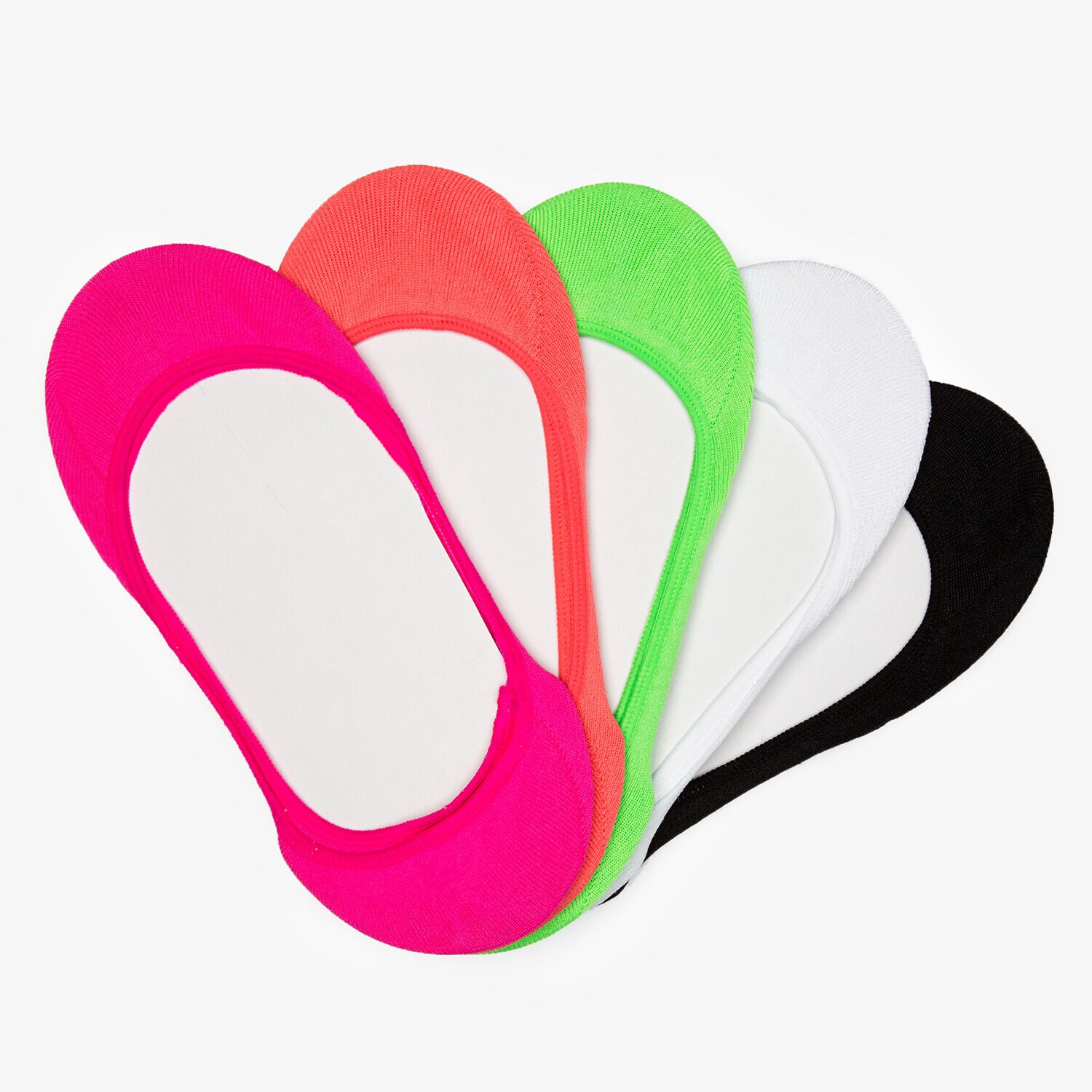 dámské ponožky LOTTO NÍZKÉ PONOŽKY  NEON FOOTIE 5PACK LO4200F VÍCEBAREVNÁ