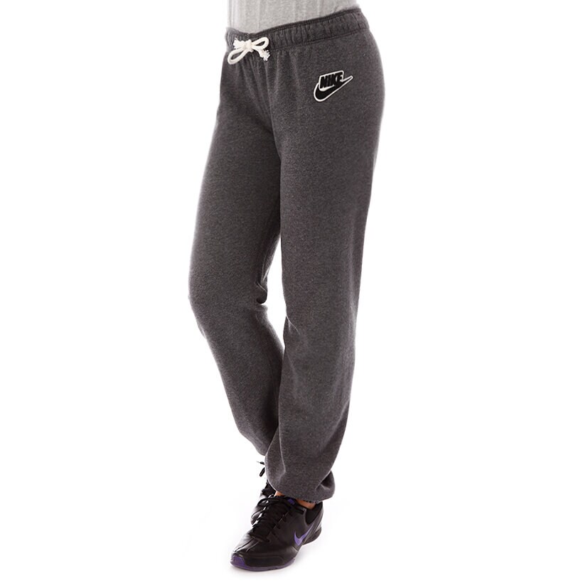 dámské kalhoty NIKE KALHOTY  NIKE RALLY PANT REGULAR PATCH 552740073 ŠEDÁ