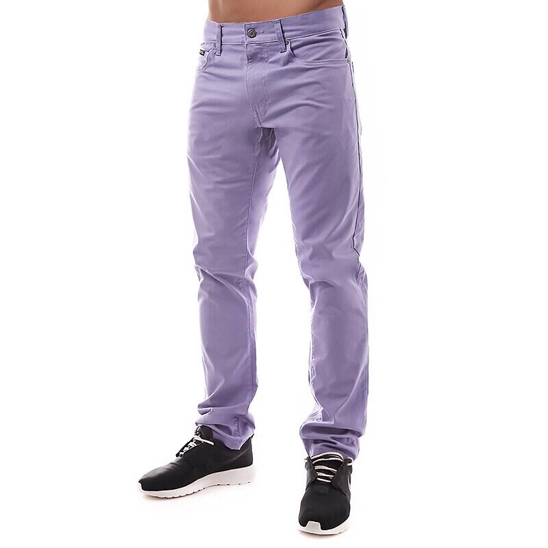 pánské kalhoty NIKE KALHOTY  SB FREMONT STRETCH 5-PKT PANT 620205502 FIALOVÁ