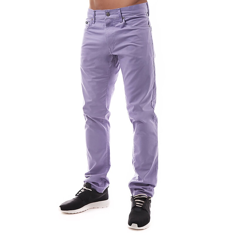 pánské kalhoty NIKE KALHOTY  SB FREMONT STRETCH 5-PKT PANT 620205502 FIALOVÁ