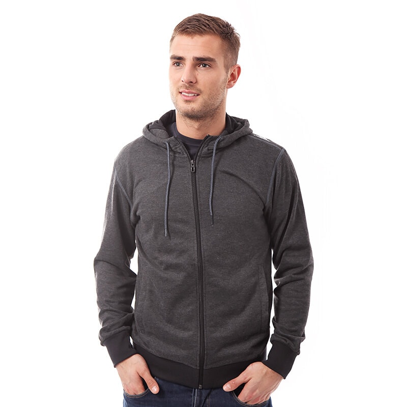 pánská mikina ADIDAS MIKINA PRIME FZ HOOD F51140 ŠEDÁ