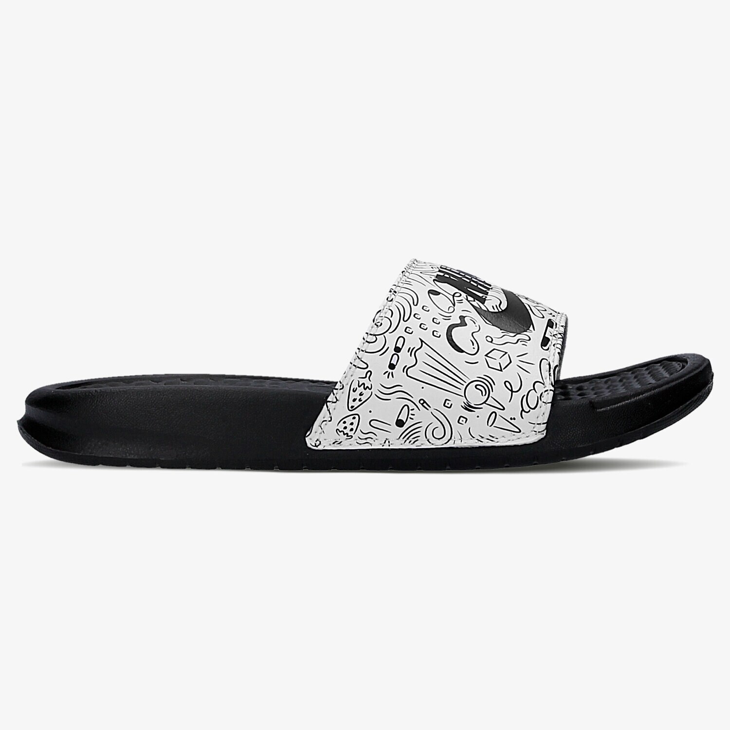 NIKE WMNS BENASSI JDI PRINT  618919004 ČERNÁ