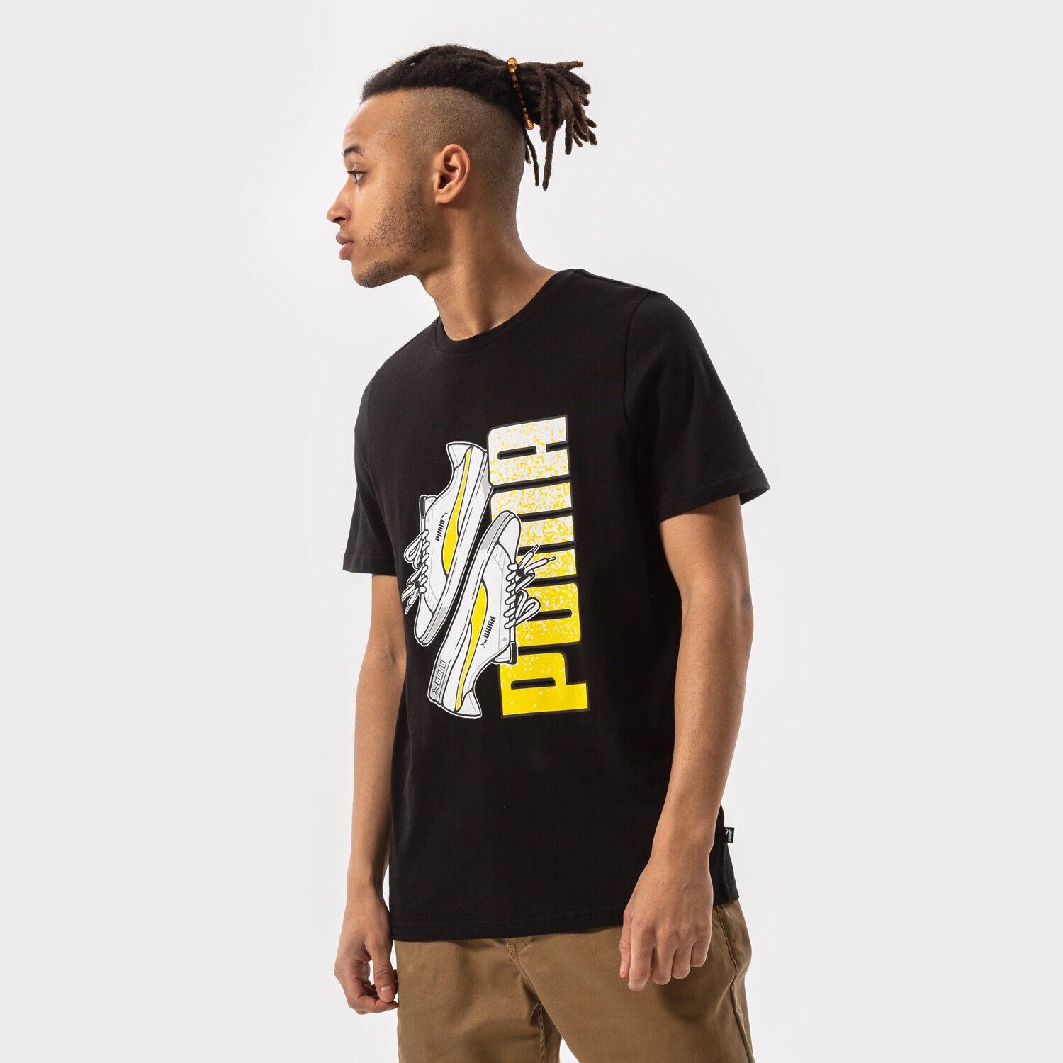 pánské tričko PUMA TRIČKO SNEAKER GRAPHIC TEE 84856701 ČERNÁ