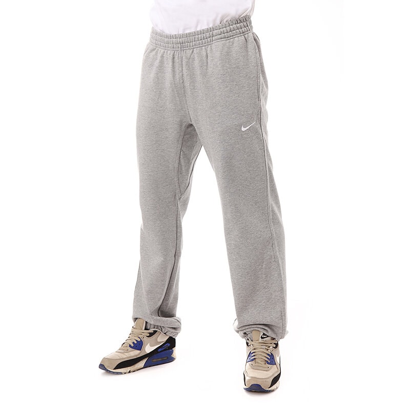 pánské kalhoty NIKE KALHOTY  NIKE CLUB FT CUFF PANT 637915063 ŠEDÁ