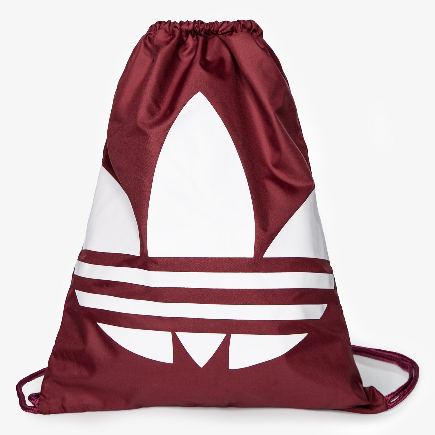dámský vak ADIDAS VAK GYMSACK TREFOIL AY8702 BORDOVÁ
