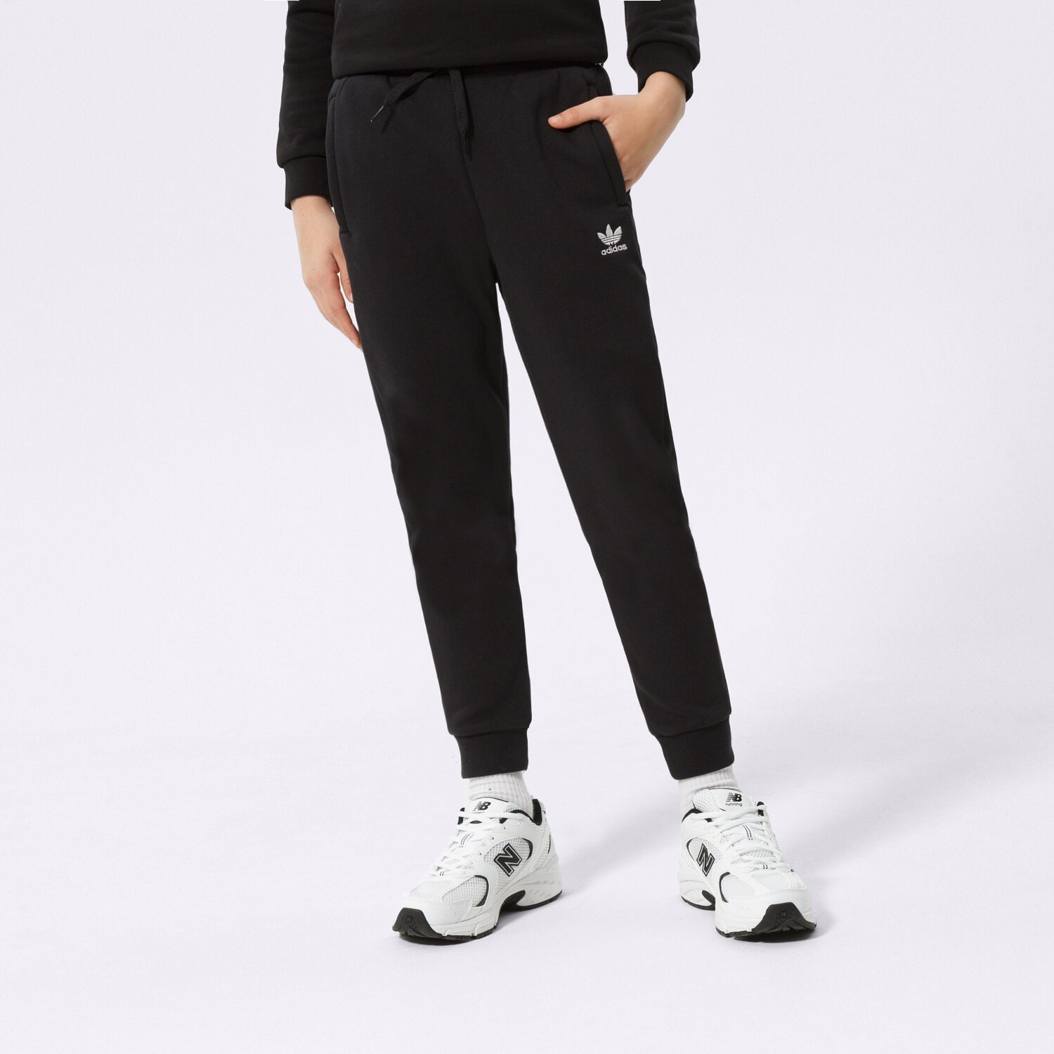 dětské kalhoty ADIDAS KALHOTY  PANTS BOY H32406 ČERNÁ