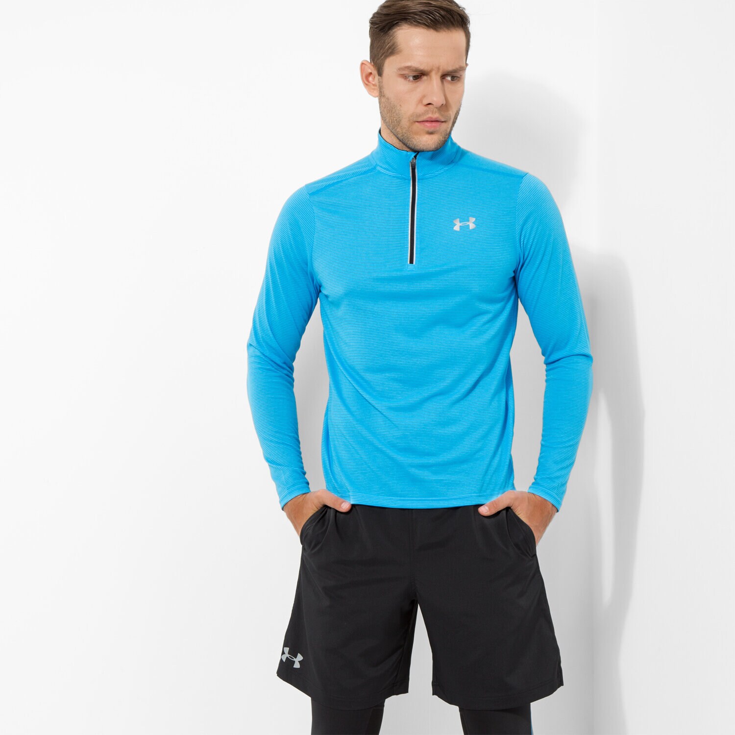 pánská mikina UNDER ARMOUR MIKINA ST REAKER 1271851428 MODRÁ