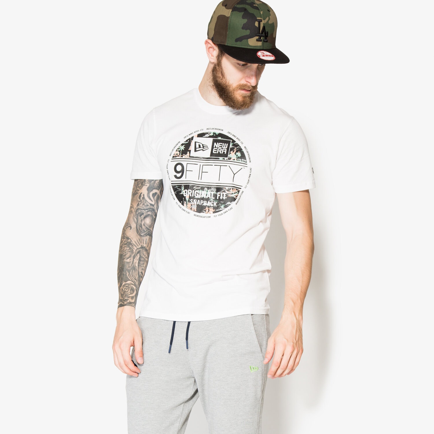 pánské tričko NEW ERA TRIČKO OFFSHORE VS TEE 11278243 BÍLÁ