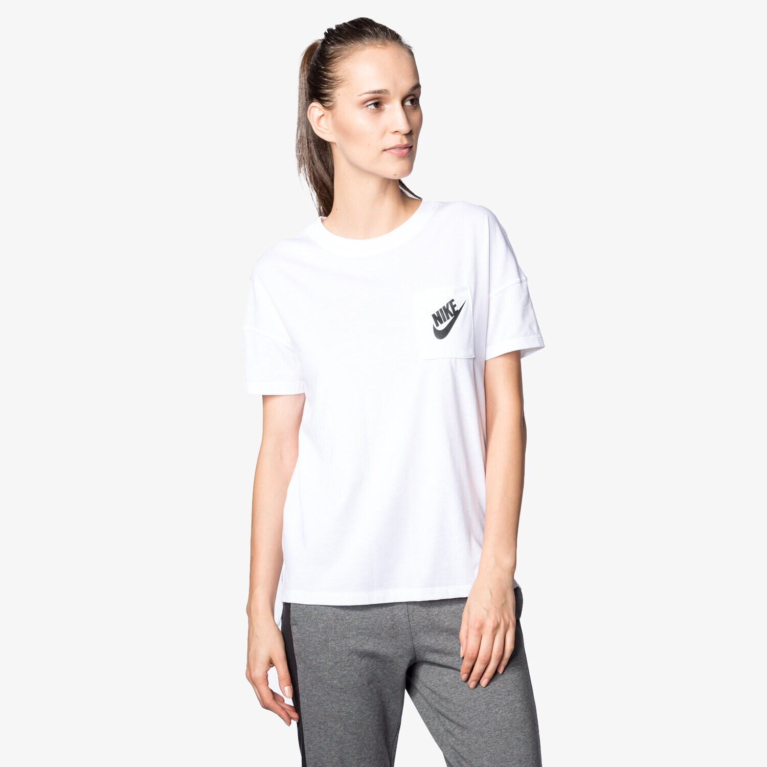 dámské tričko NIKE TRIČKO SIGNAL TEE 807232100 BÍLÁ