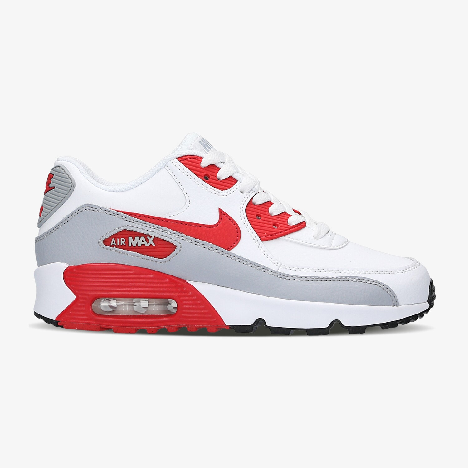 NIKE AIR MAX 90 LEATHER (GS)  833412106 BÍLÁ