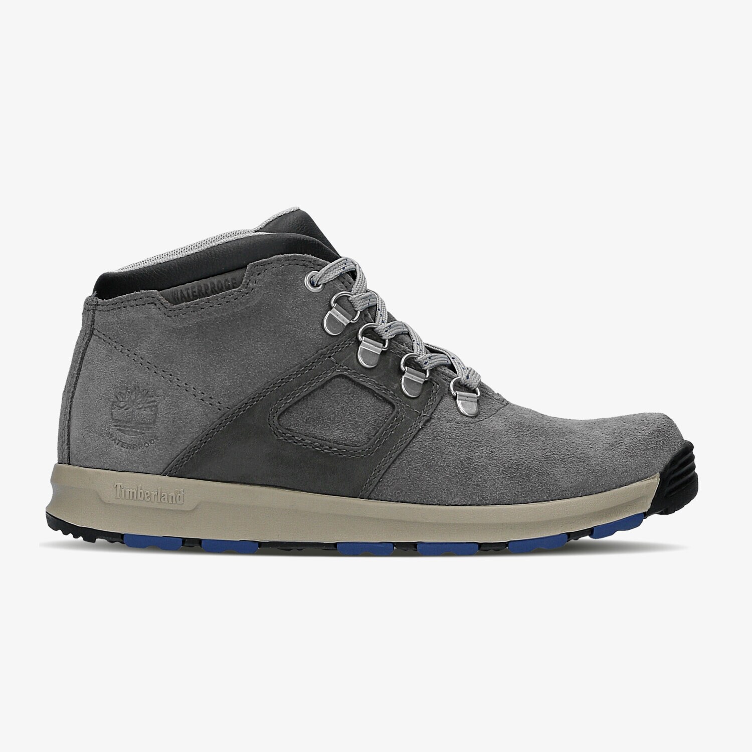 dětská outdoorová obuv TIMBERLAND GT SCRAMBLE WP LEATHER MID A1A6N ŠEDÁ