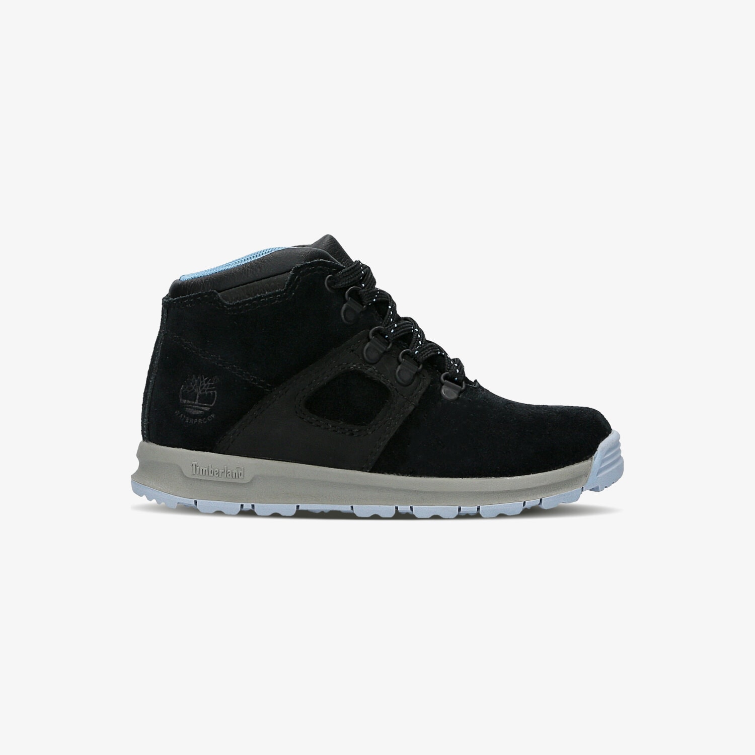dětská outdoorová obuv TIMBERLAND GT SCRAMBLE LEATHER MID A1ANO ČERNÁ