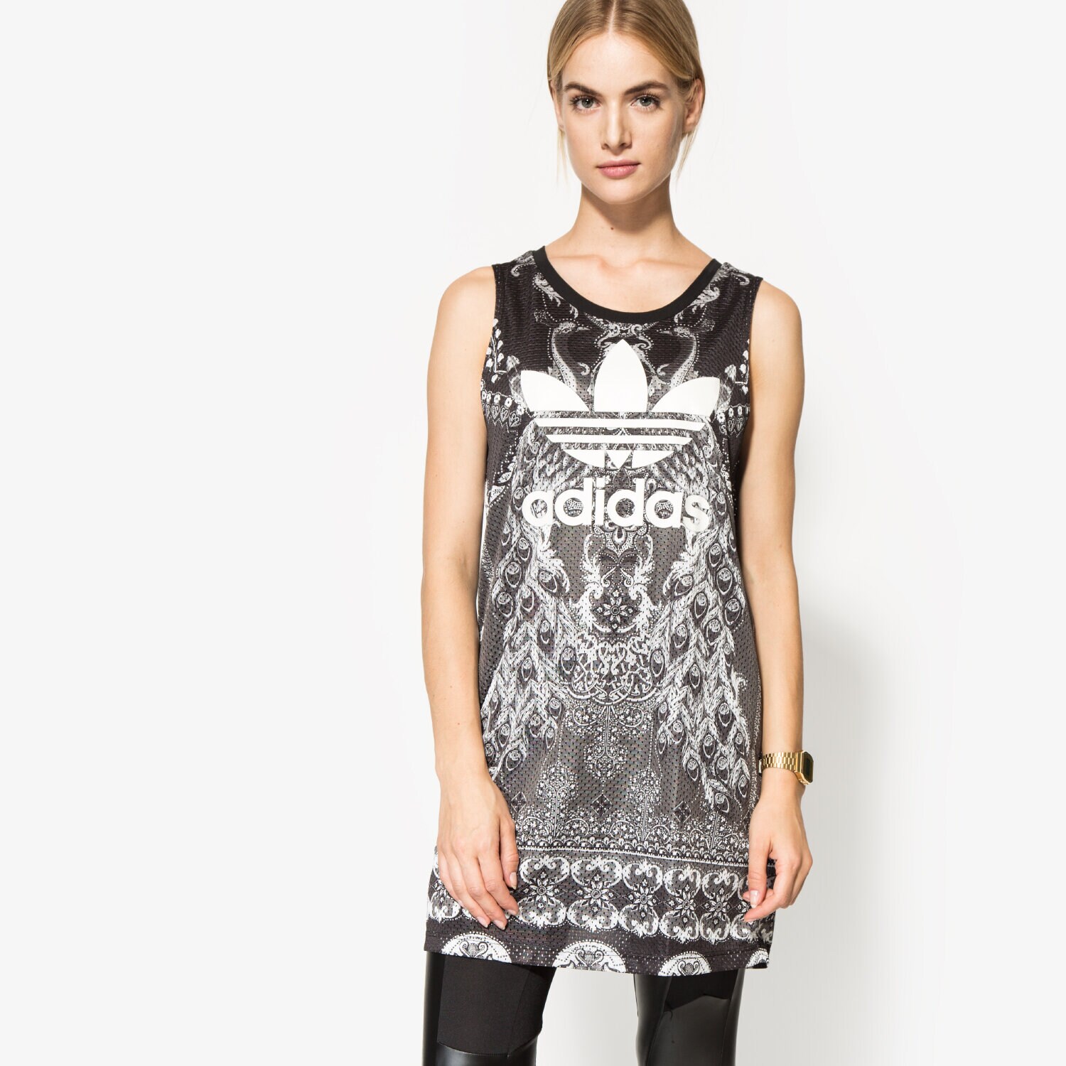 dámské šaty ADIDAS ŠATY PAVAO DRESS AY6861 ČERNÁ