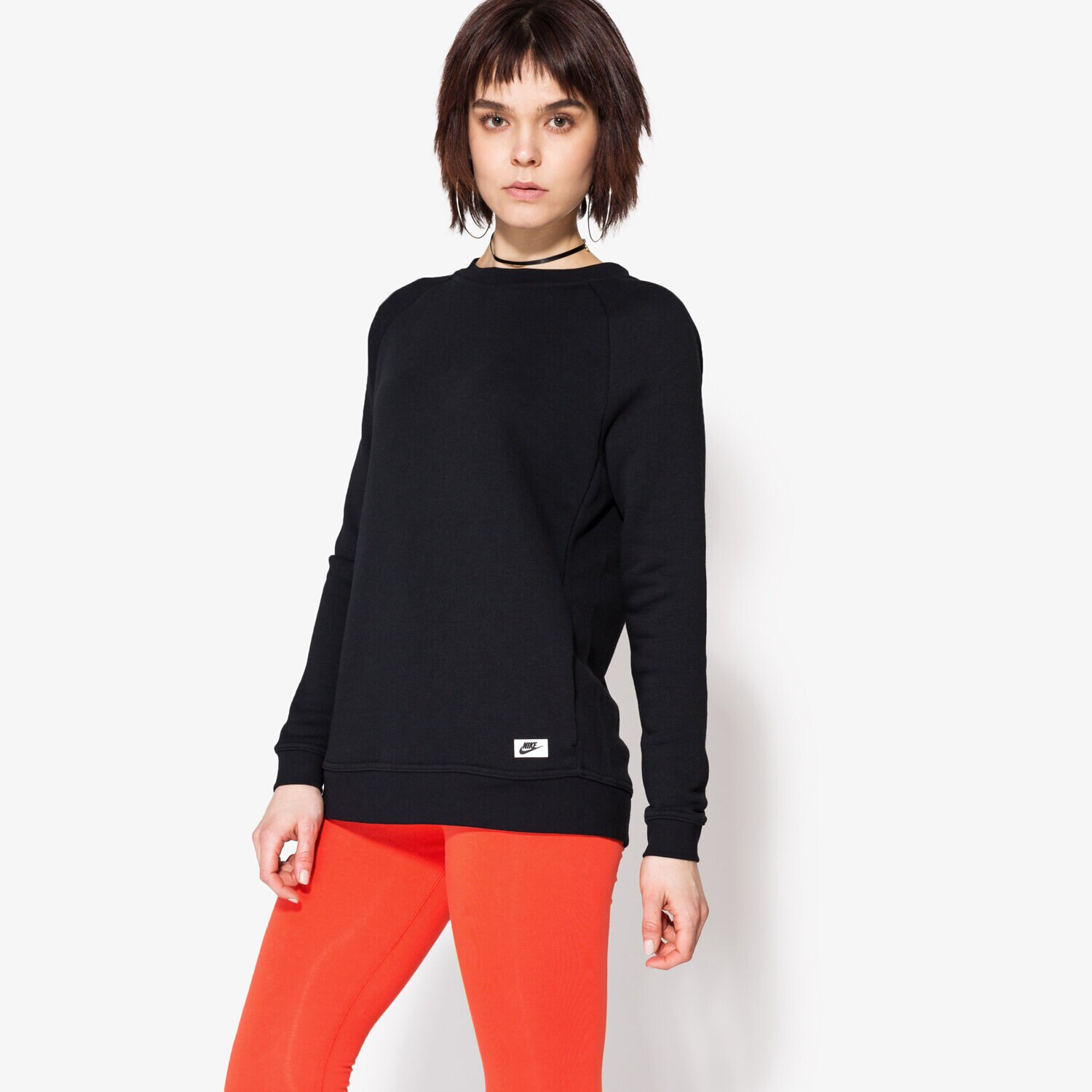 dámská mikina NIKE MIKINA W NSW MDRN CRW 803595010 ČERNÁ