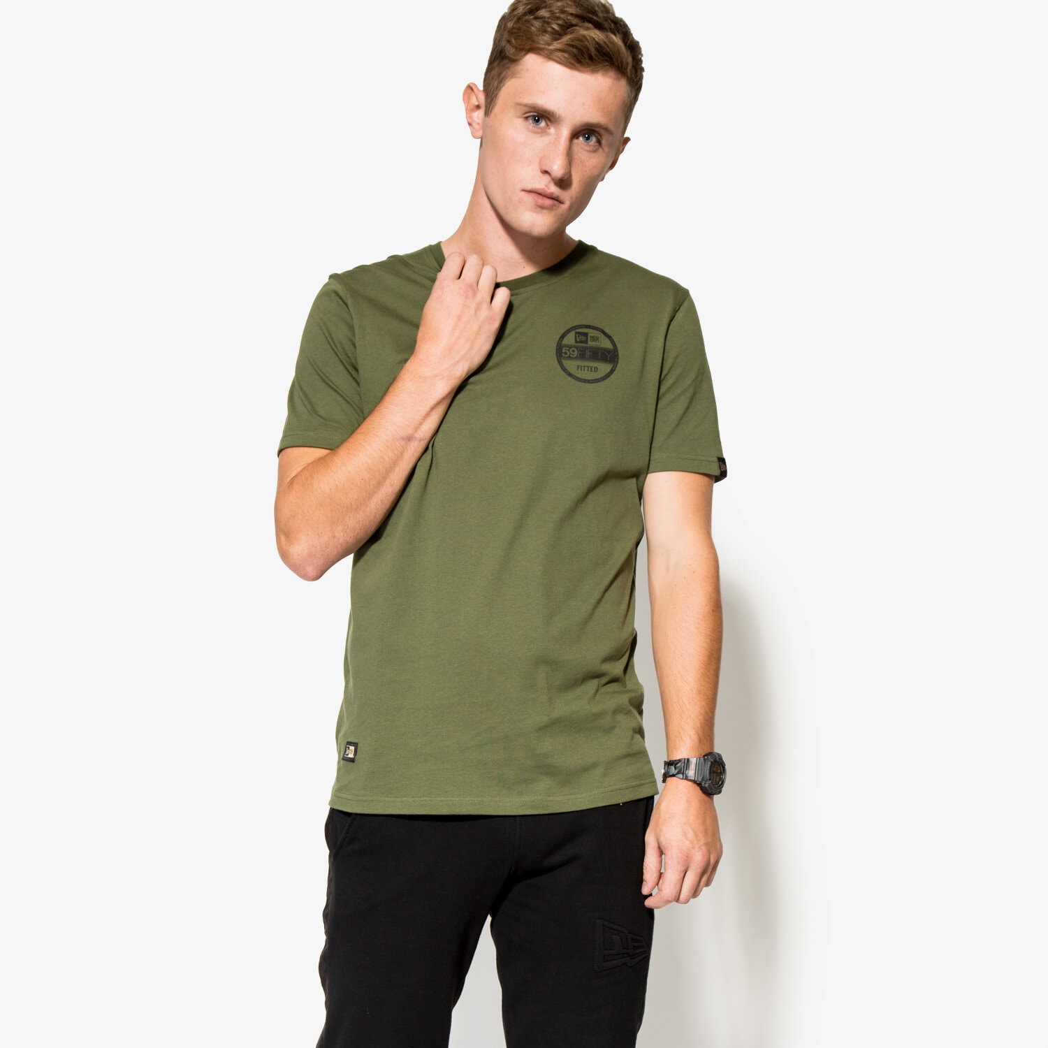 pánské tričko NEW ERA TRIČKO CRAFTED HISTORY TEE 11278280 ZELENÁ