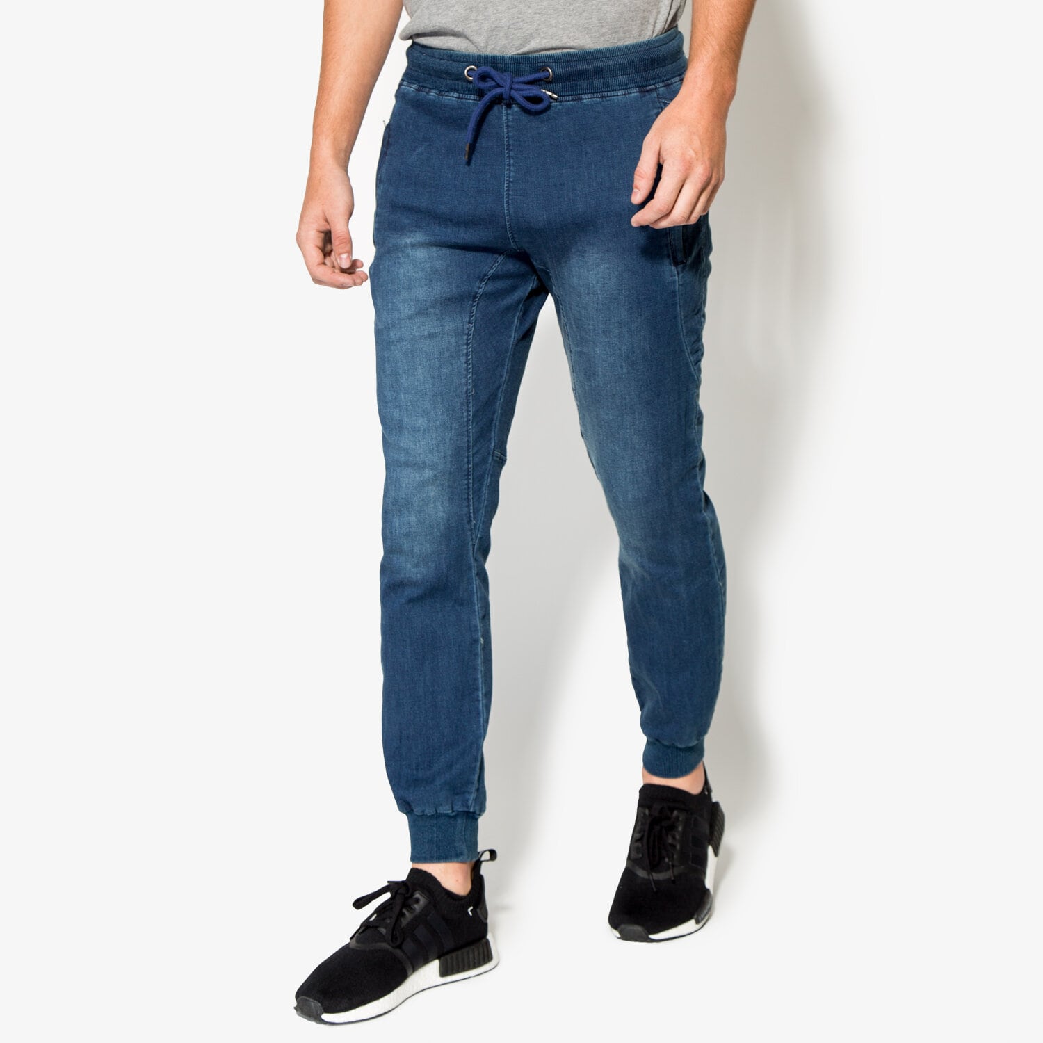pánské kalhoty CONFRONT KALHOTY  MOONSTONE CF36SPM09001 MODRÁ