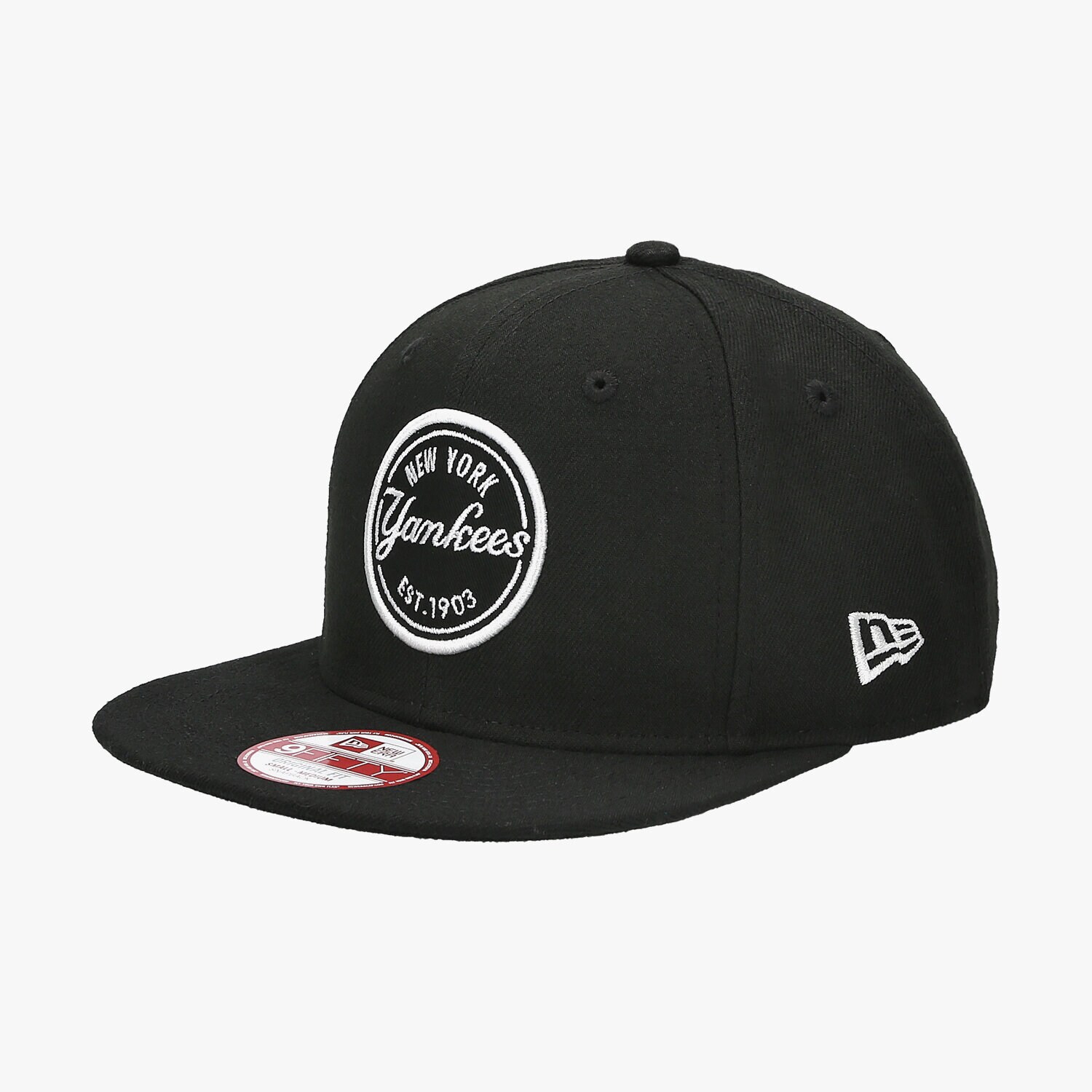 dětská kšiltovka NEW ERA ČEPICE EMBLEM MLB PATCH NY YANKEES BLK 80337440 ČERNÁ