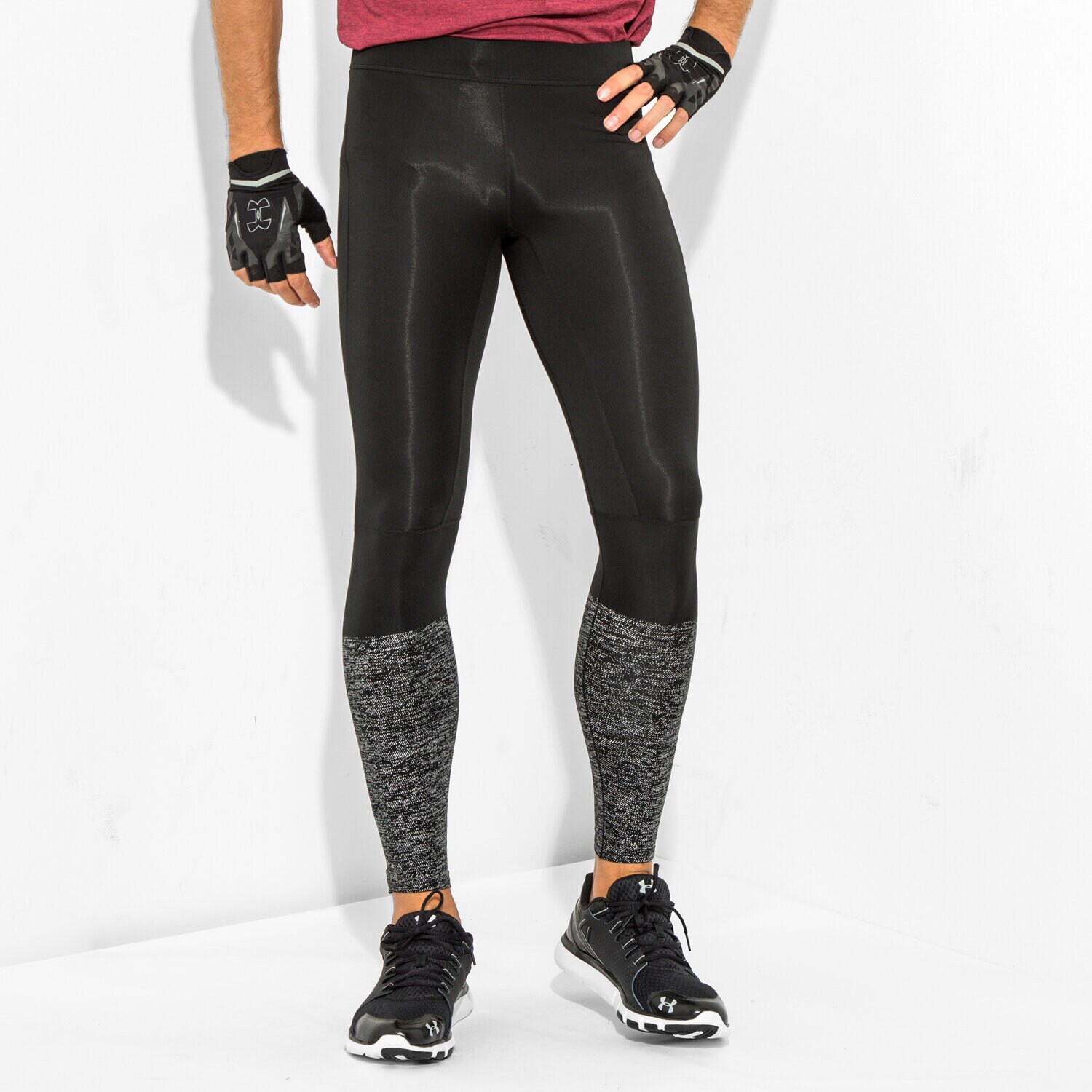 pánské kalhoty ADIDAS LEGGINGS SN LNG TI M S94403 ČERNÁ