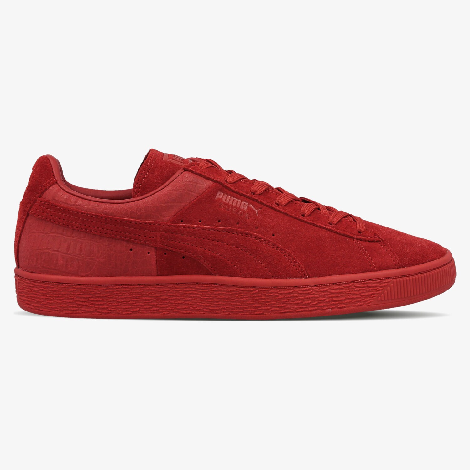 pánské tenisky PUMA SUEDE CLASSIC CASUAL EMBOSS 36137203 ČERVENÁ