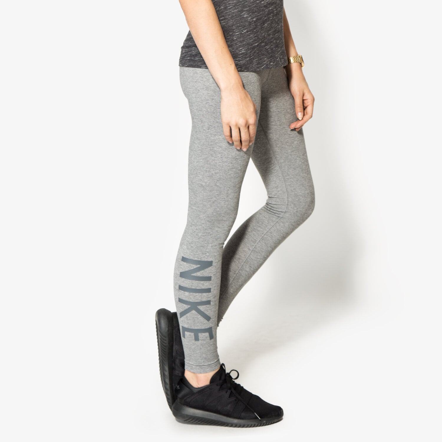 dámské kalhoty NIKE KALHOTY  W NSW LEG-A-SEE JDI LGGNG GX 804054091 ŠEDÁ