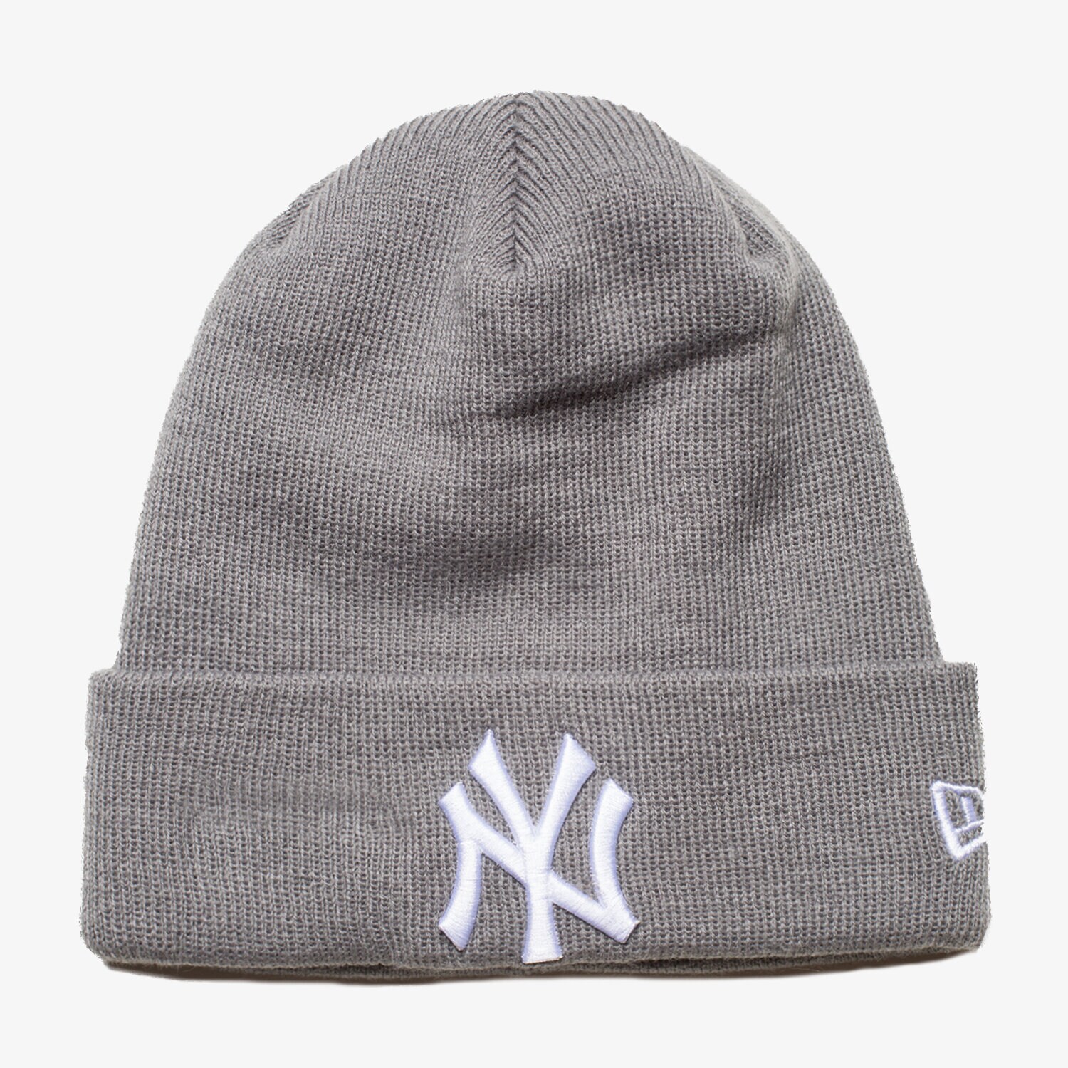dětská čepice NEW ERA ČEPICE ZIMNÍ ESSENTIAL CUFF NY YANKEES GRY 80337561 ŠEDÁ