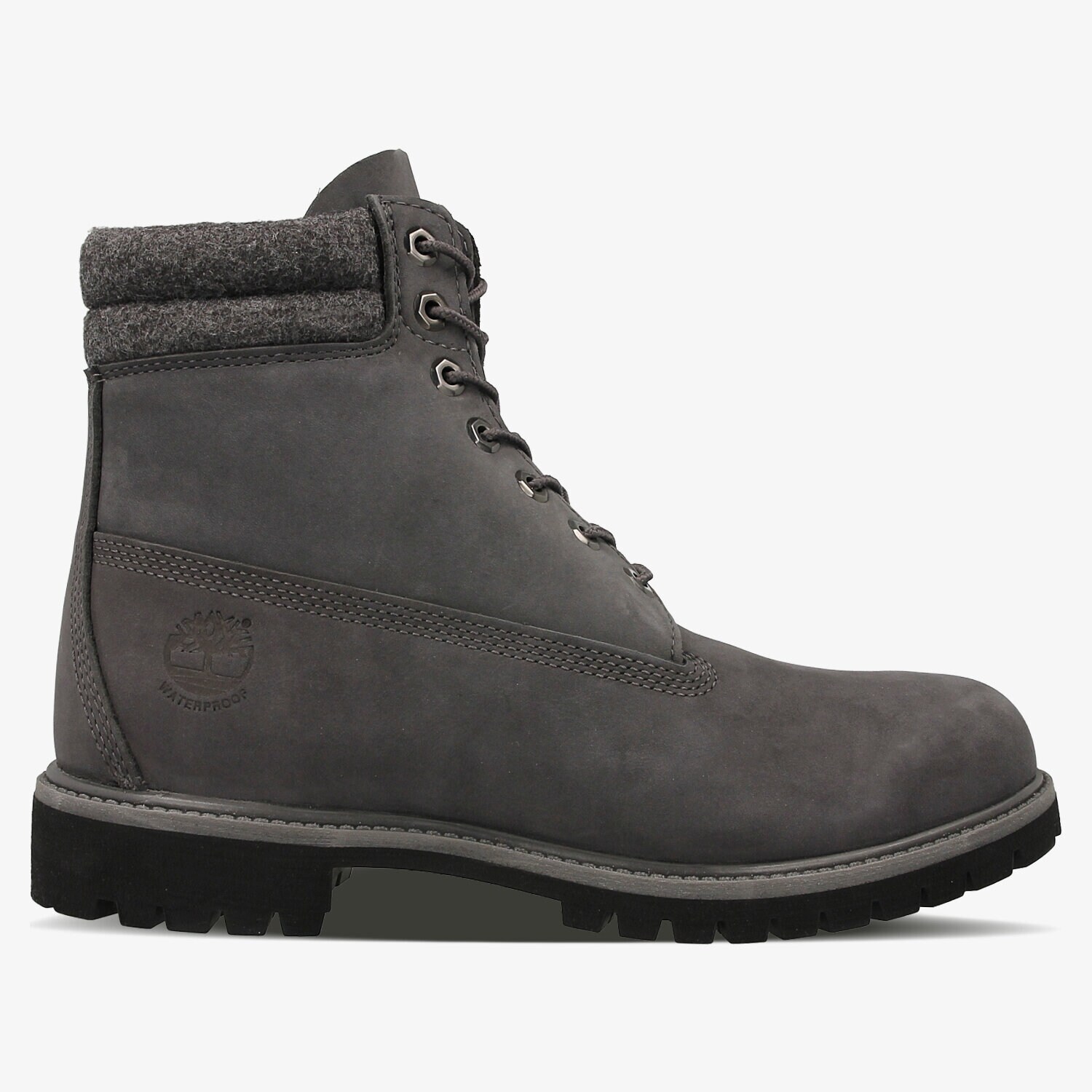 pánské kotníkové boty TIMBERLAND 6 IN DOUBLE COLLAR BOOT A159M ŠEDÁ