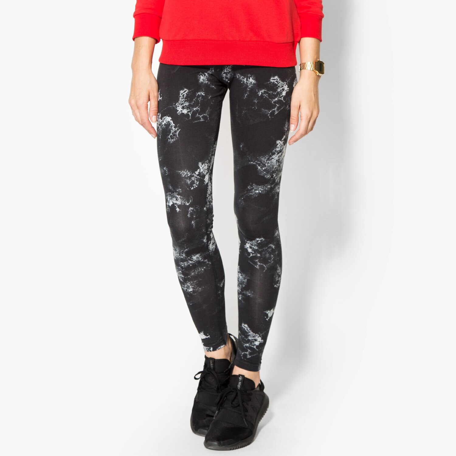 dámské kalhoty NIKE KALHOTY  W NK INTL LGGNG AOP 827298010 ČERNÁ