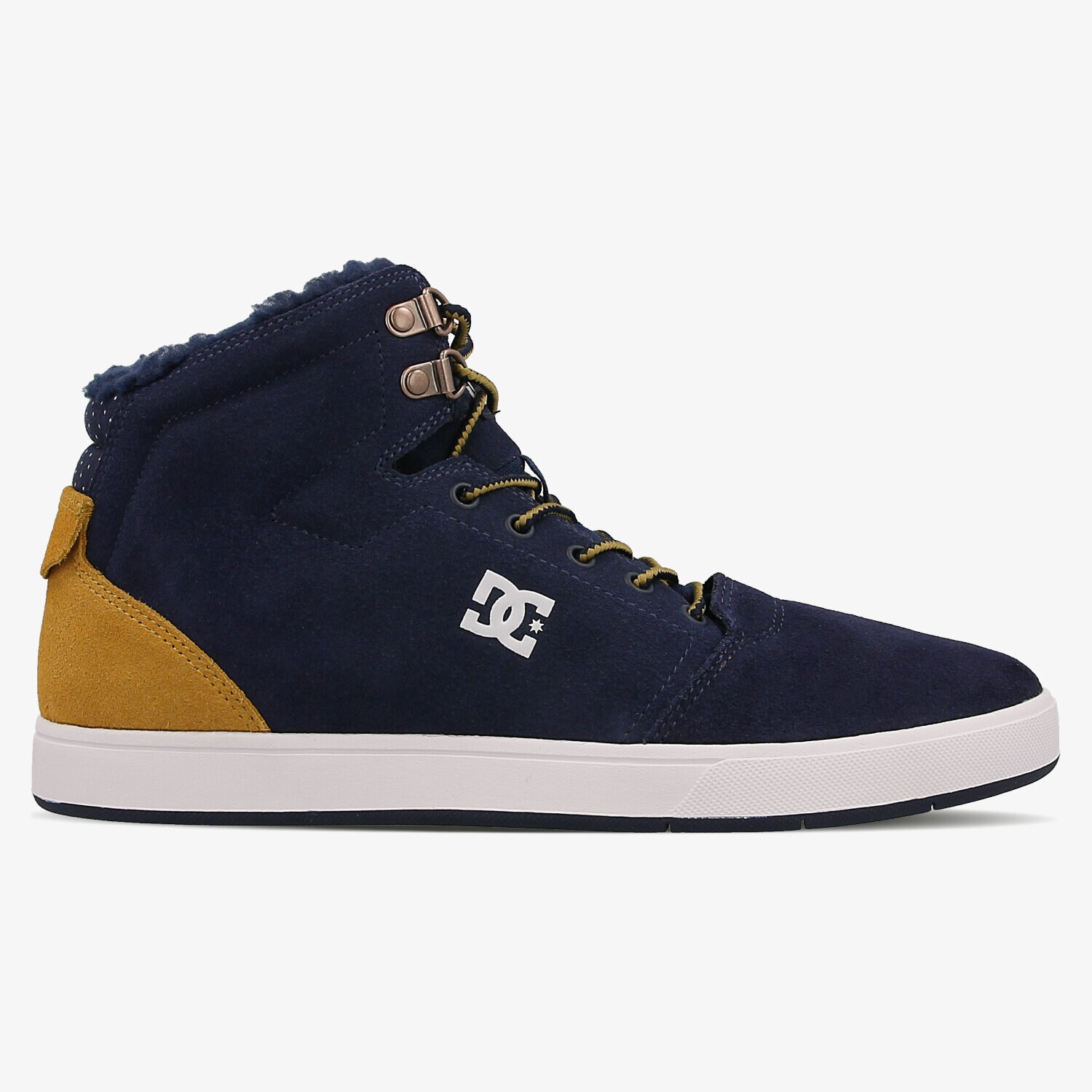 pánské skate boty (skateboardové) DC CRISIS HIGH WNT ADYS100116NGL ČERNÁ