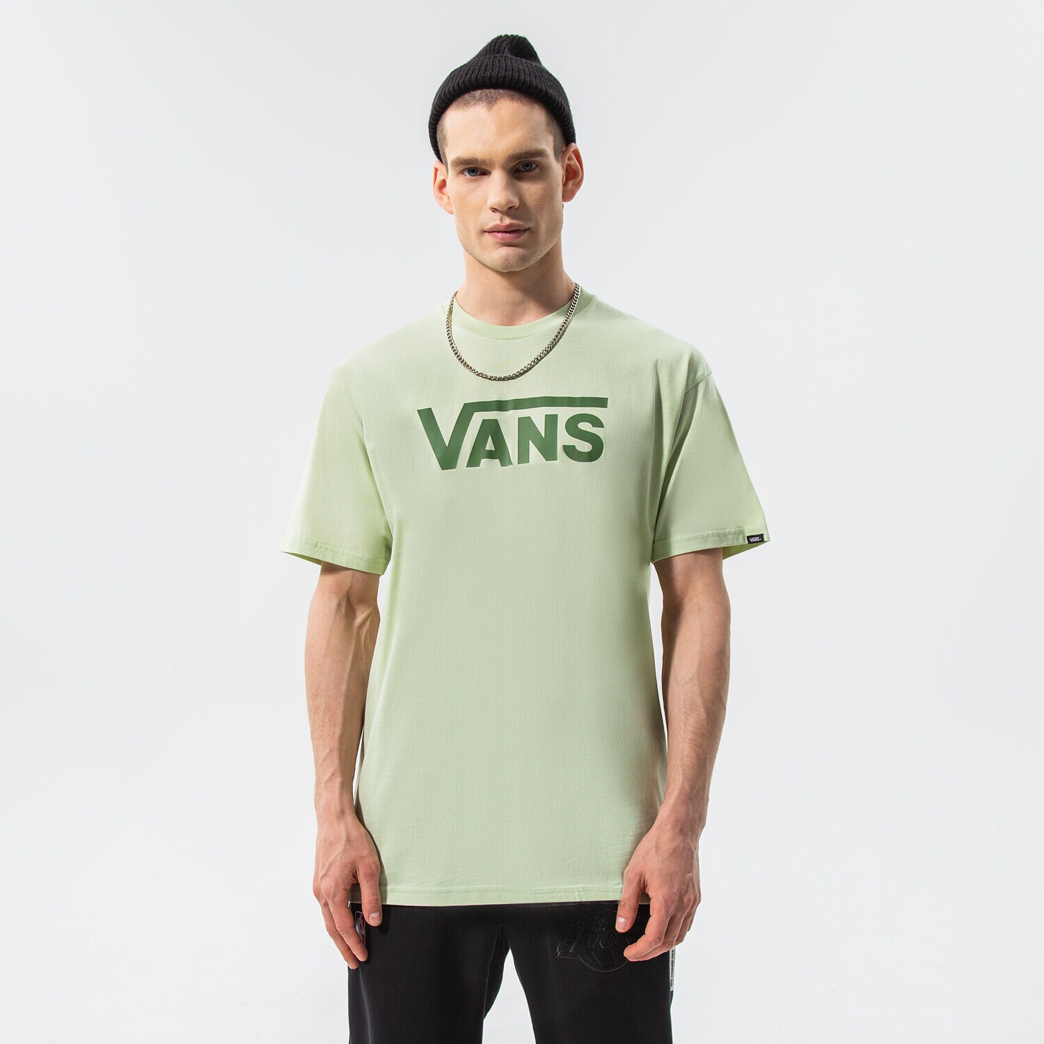 pánské tričko VANS TRIČKO MN VANS CLASSIC VN000GGGYSJ1 ZELENÁ