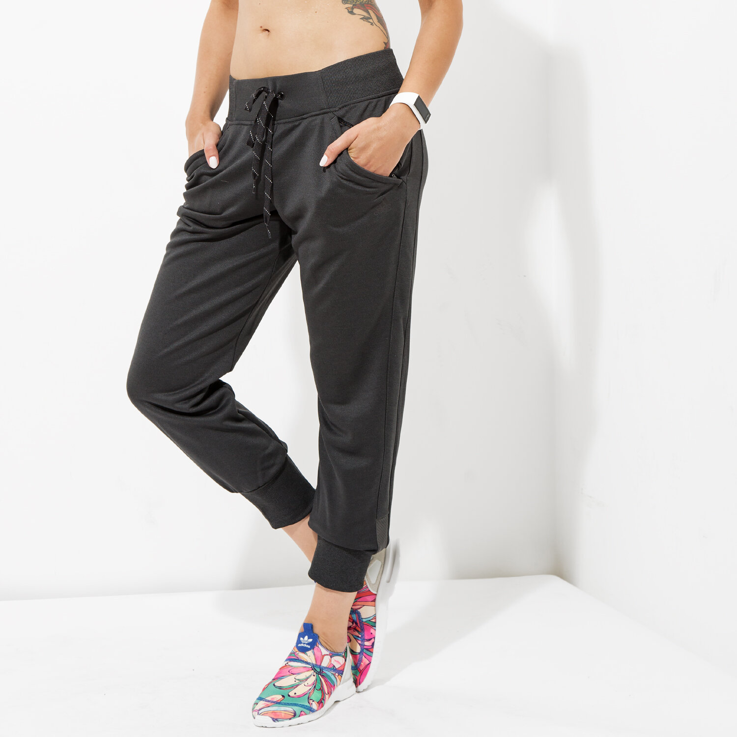 dámské kalhoty ADIDAS KALHOTY  BTR PNT W AP8176 ČERNÁ