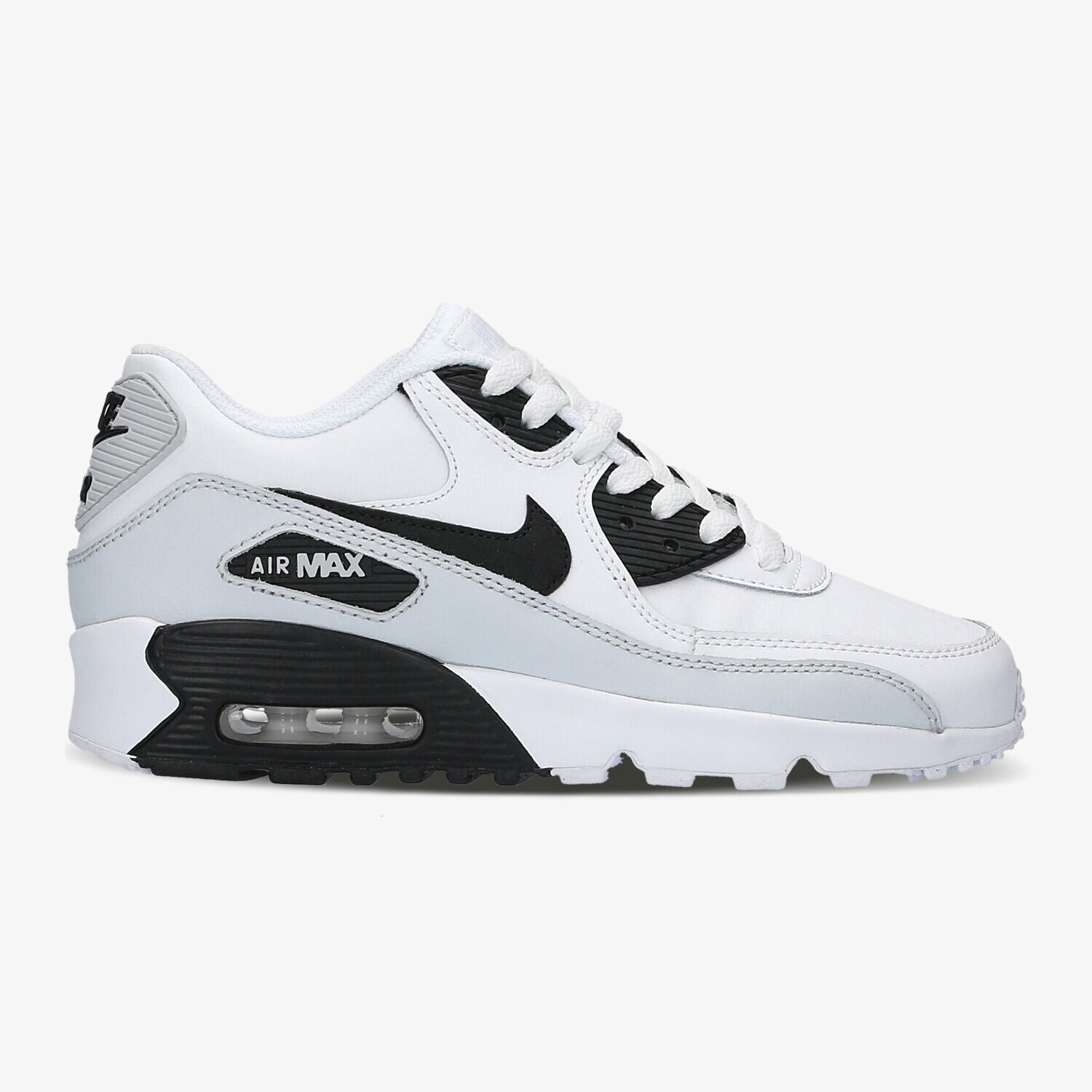 NIKE AIR MAX 90 LEATHER (GS)  833412104 BÍLÁ