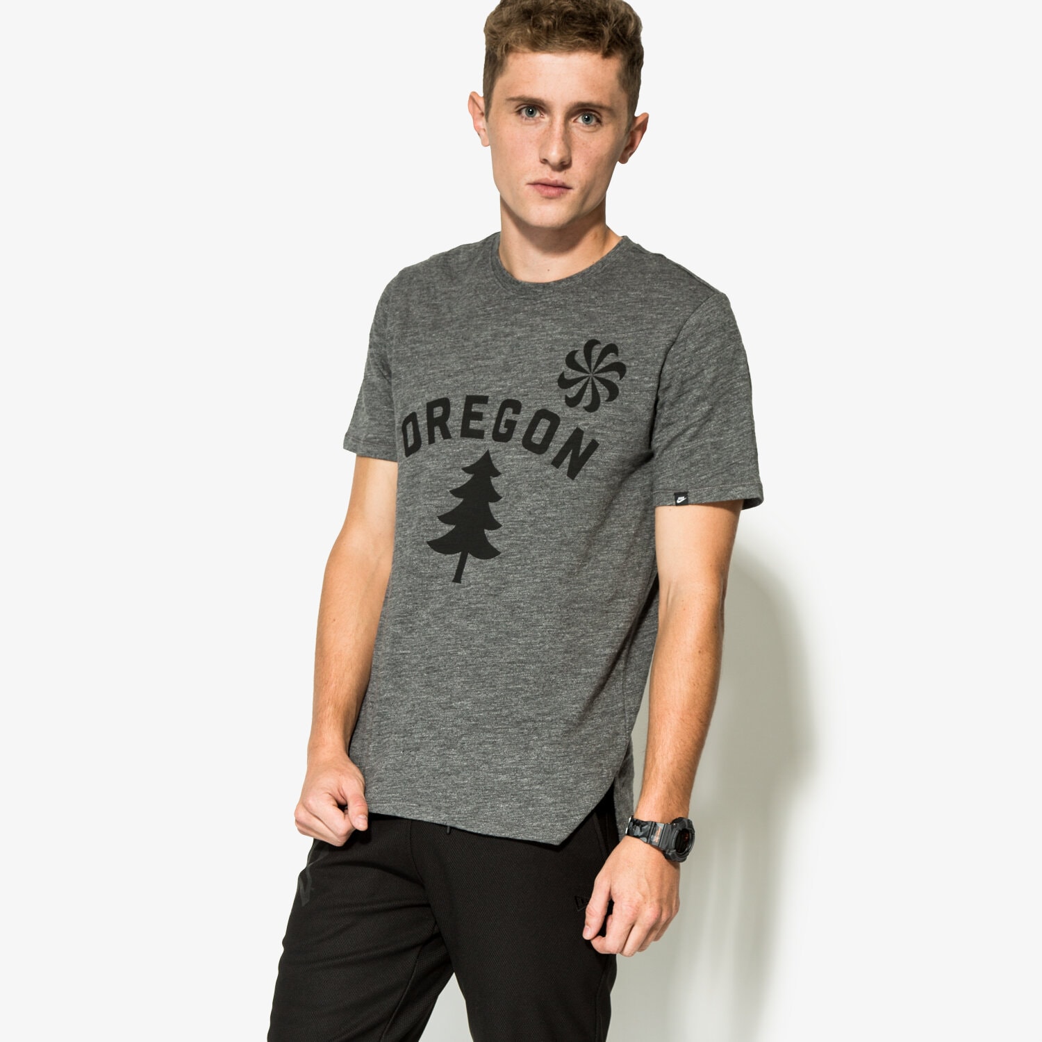 pánské tričko NIKE TRIČKO M NSW LEGACY T OP KNT GX 809089071 ŠEDÁ