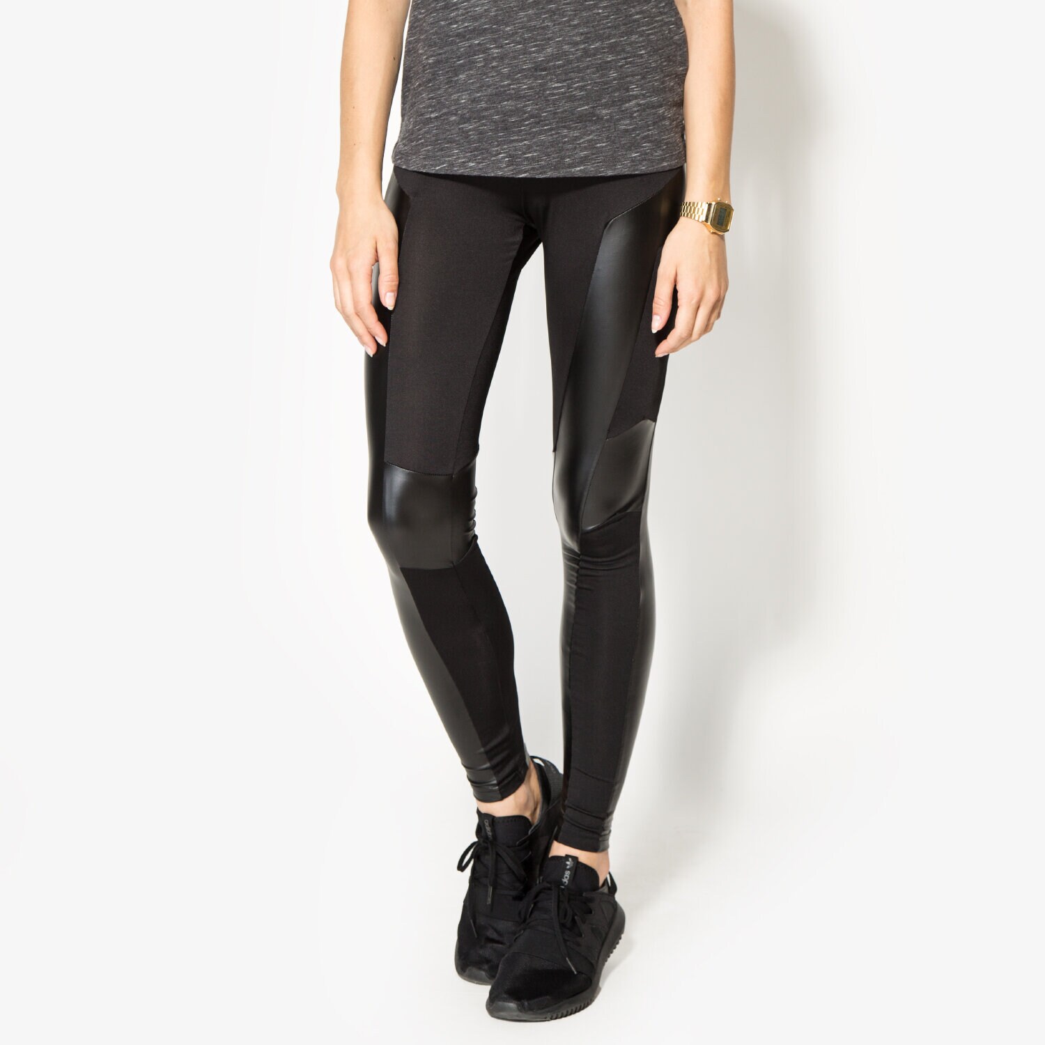 dámské kalhoty CONFRONT KALHOTY  MERGA CF36SPD02001 ČERNÁ