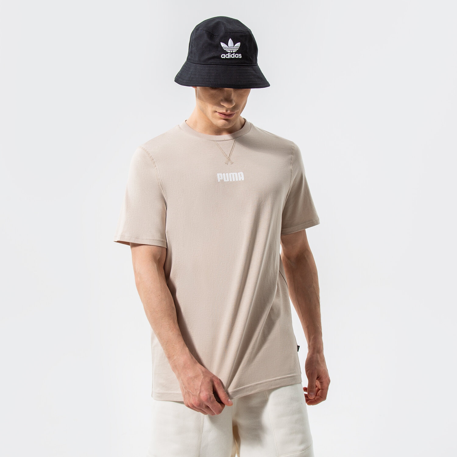 pánské tričko PUMA TRIČKO MODERN BASICS TEE 84740764 KHAKI