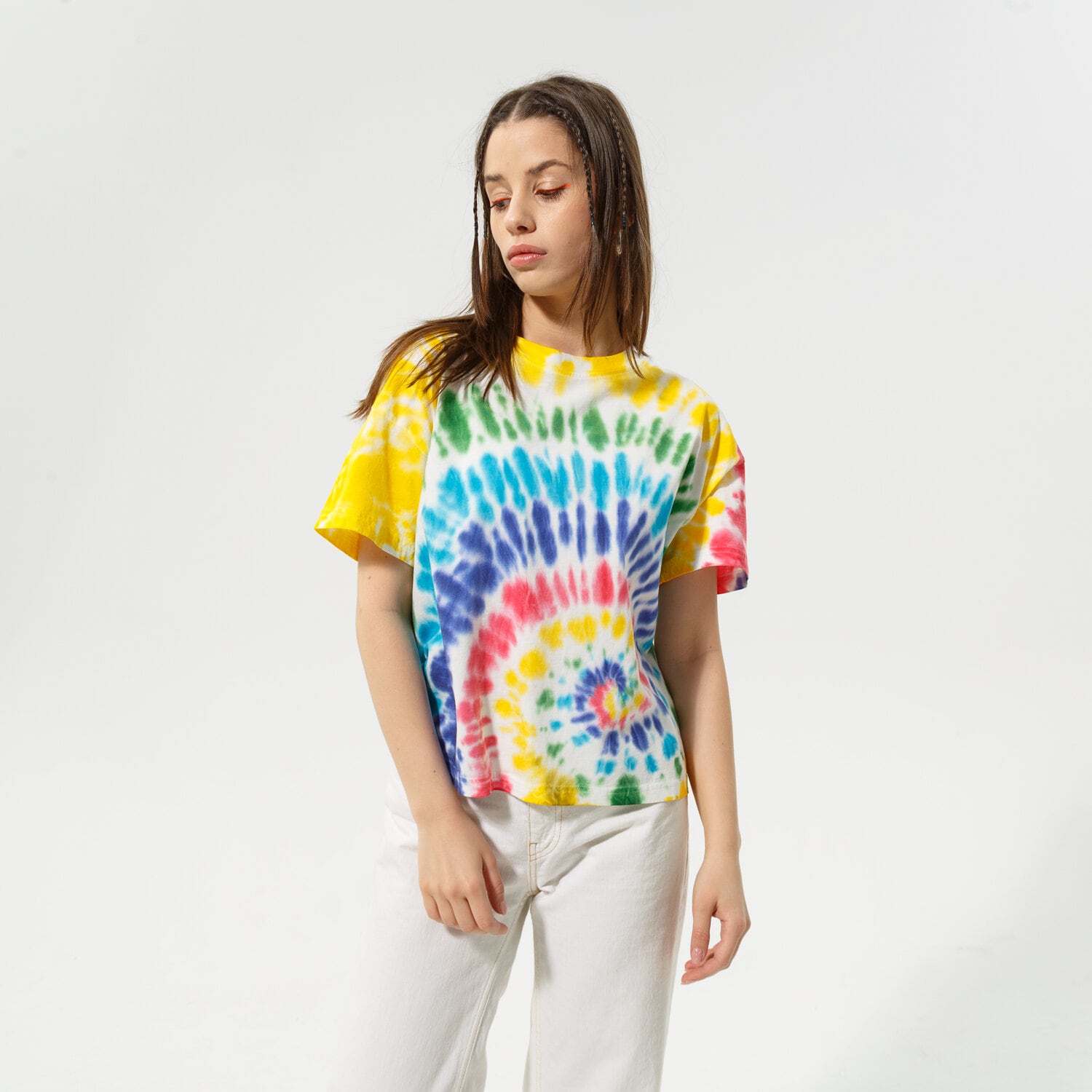 dámské tričko CHAMPION TRIČKO CREWNECK TRIČKO 114994WL002 VÍCEBAREVNÁ