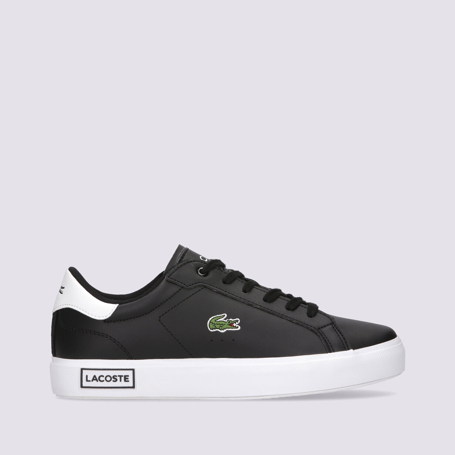 dětské tenisky LACOSTE POWERCOURT 0721 1 SUJ 741SUJ0014312 ČERNÁ