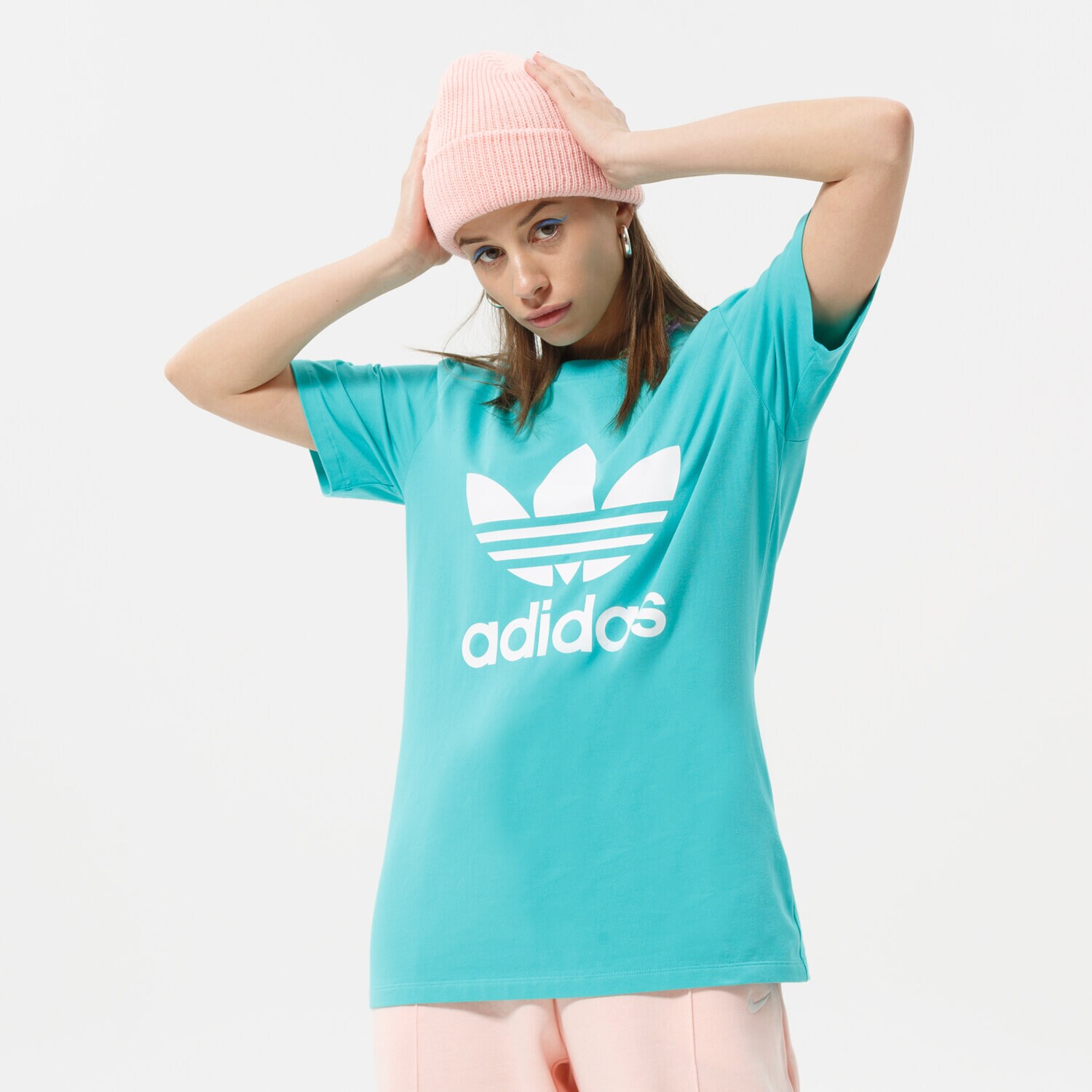 dámské tričko ADIDAS TRIČKO TREFOIL TEE HE6869 ZELENÁ