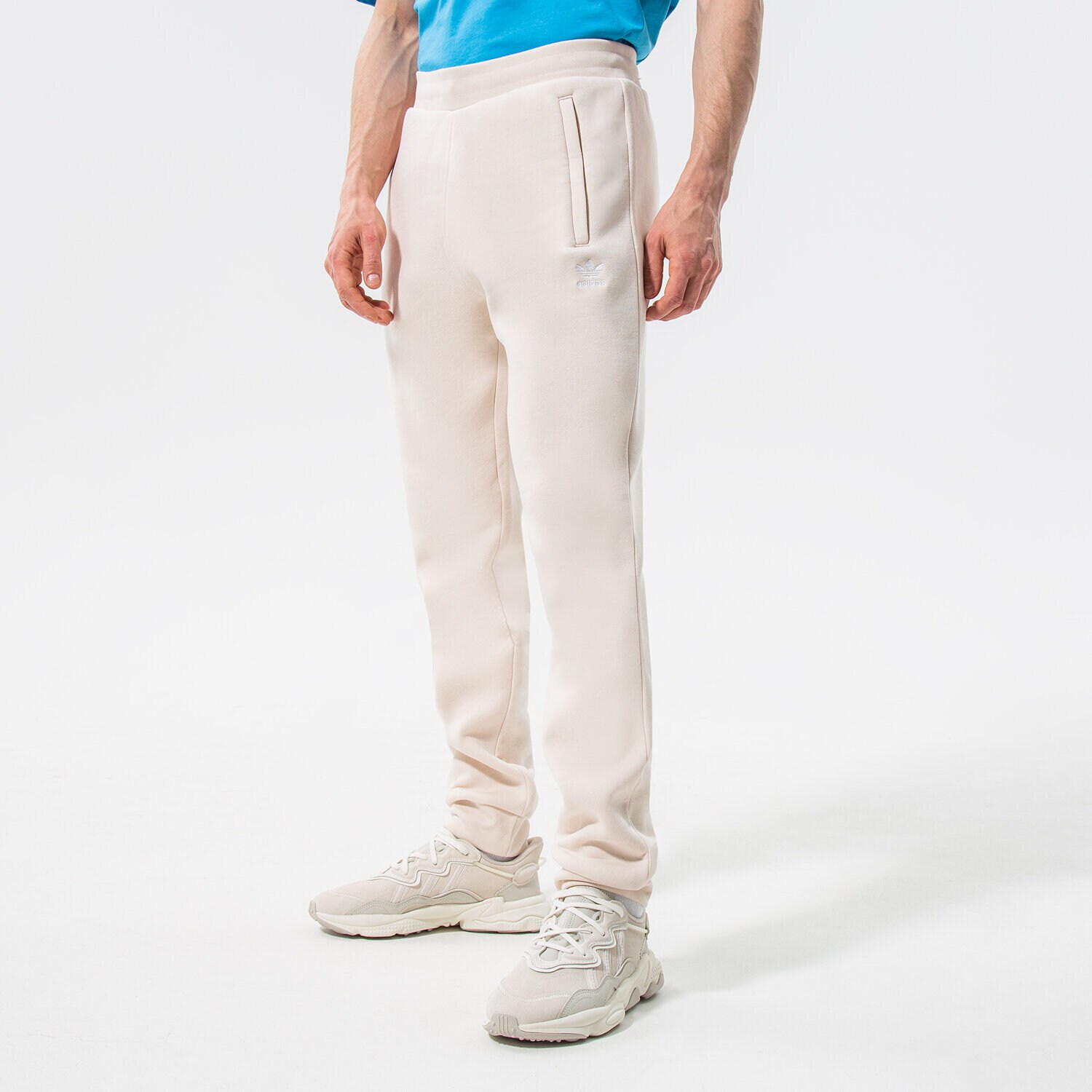 pánské kalhoty ADIDAS KALHOTY  ESSENTIALS PANT HE9410 BÉŽOVÁ
