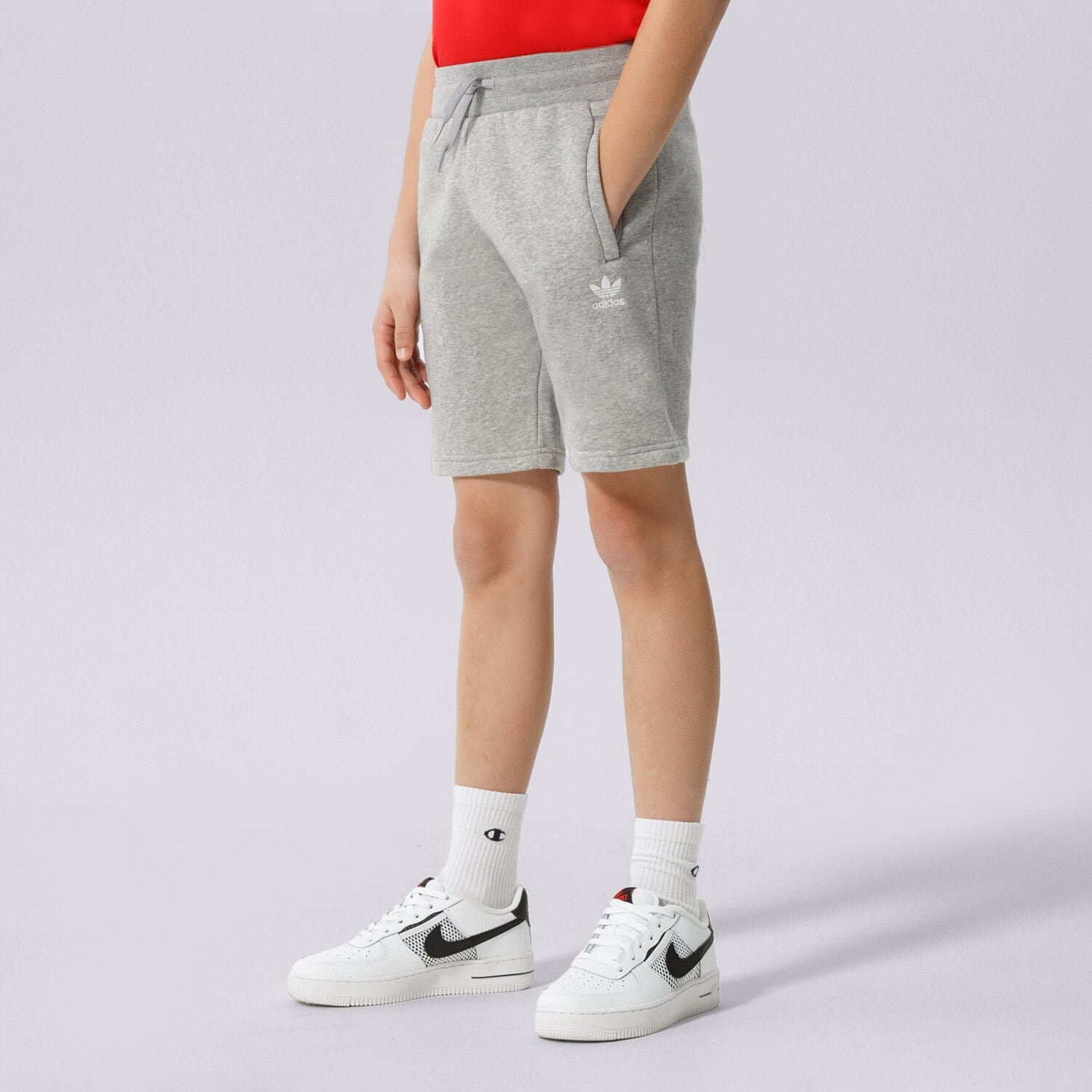 ADIDAS ŠORTKY  BOY HD2062 ŠEDÁ